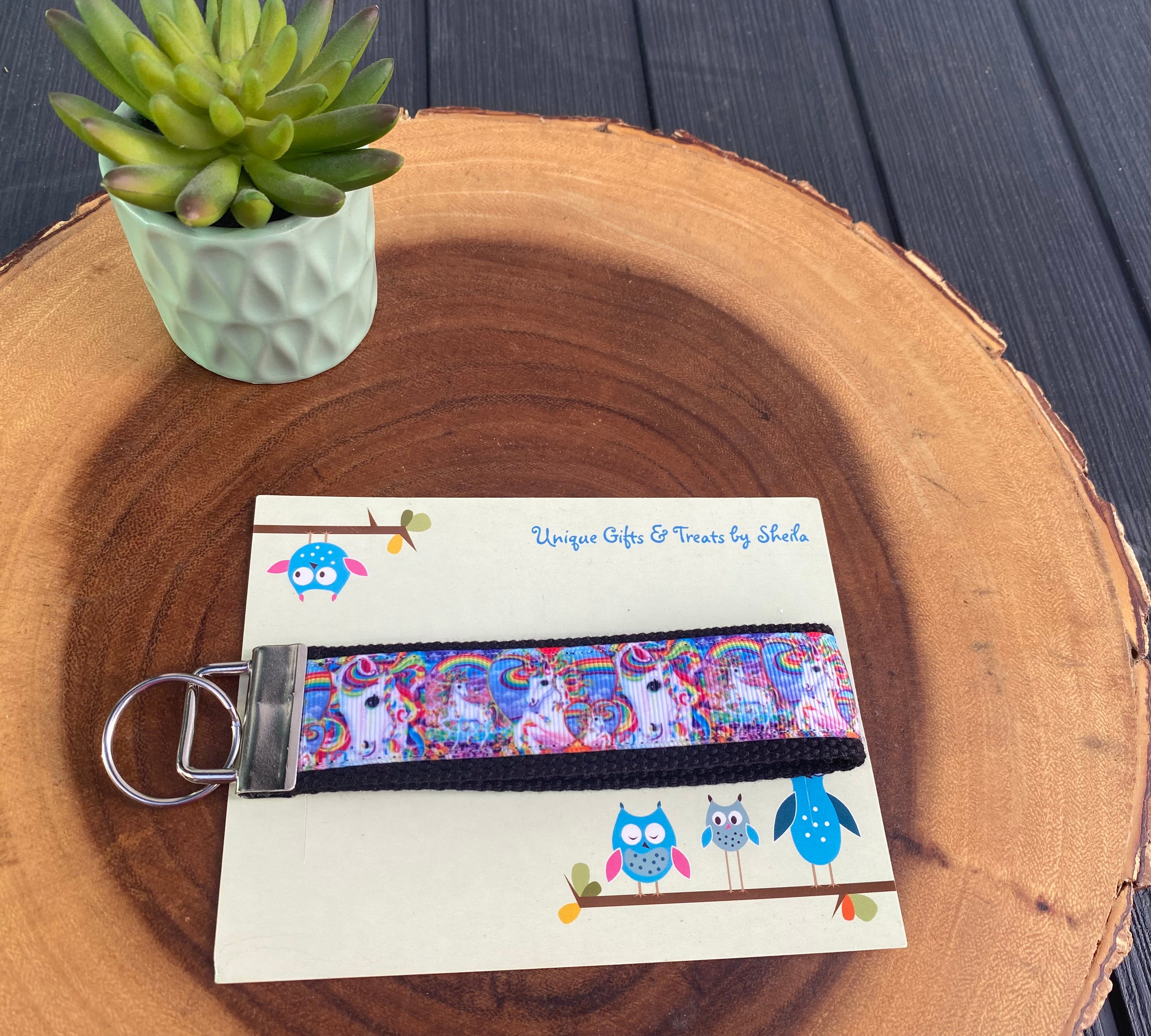 Unicorn Keychain; Keyfob