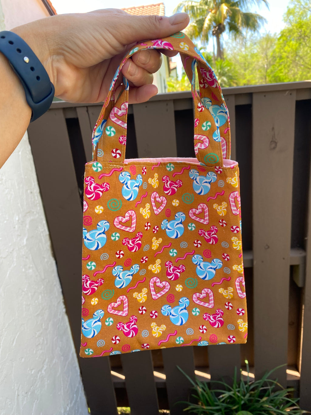 Disney Mickey Christmas Gift Bag; Tote