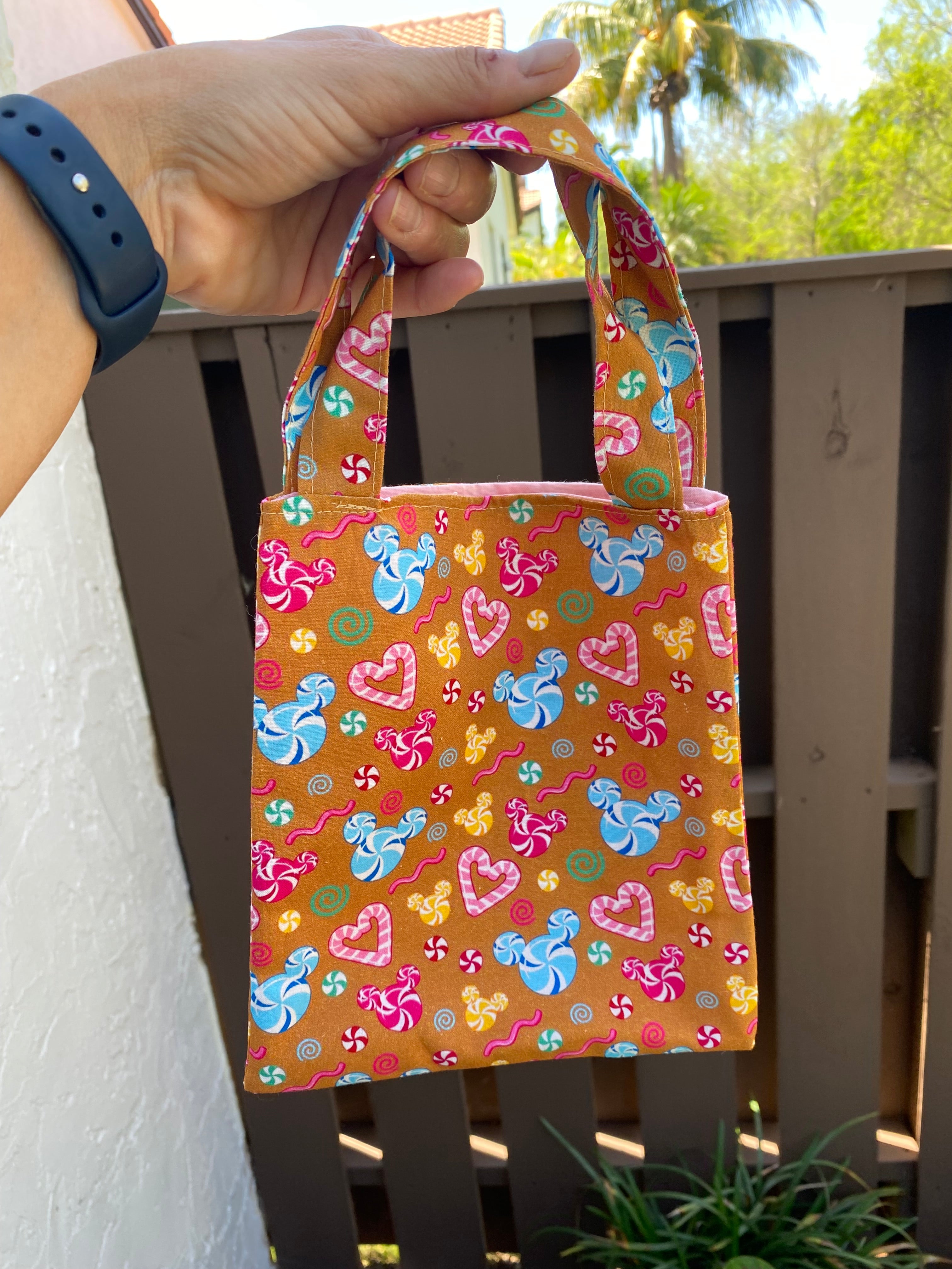 Disney Mickey Christmas Gift Bag; Tote