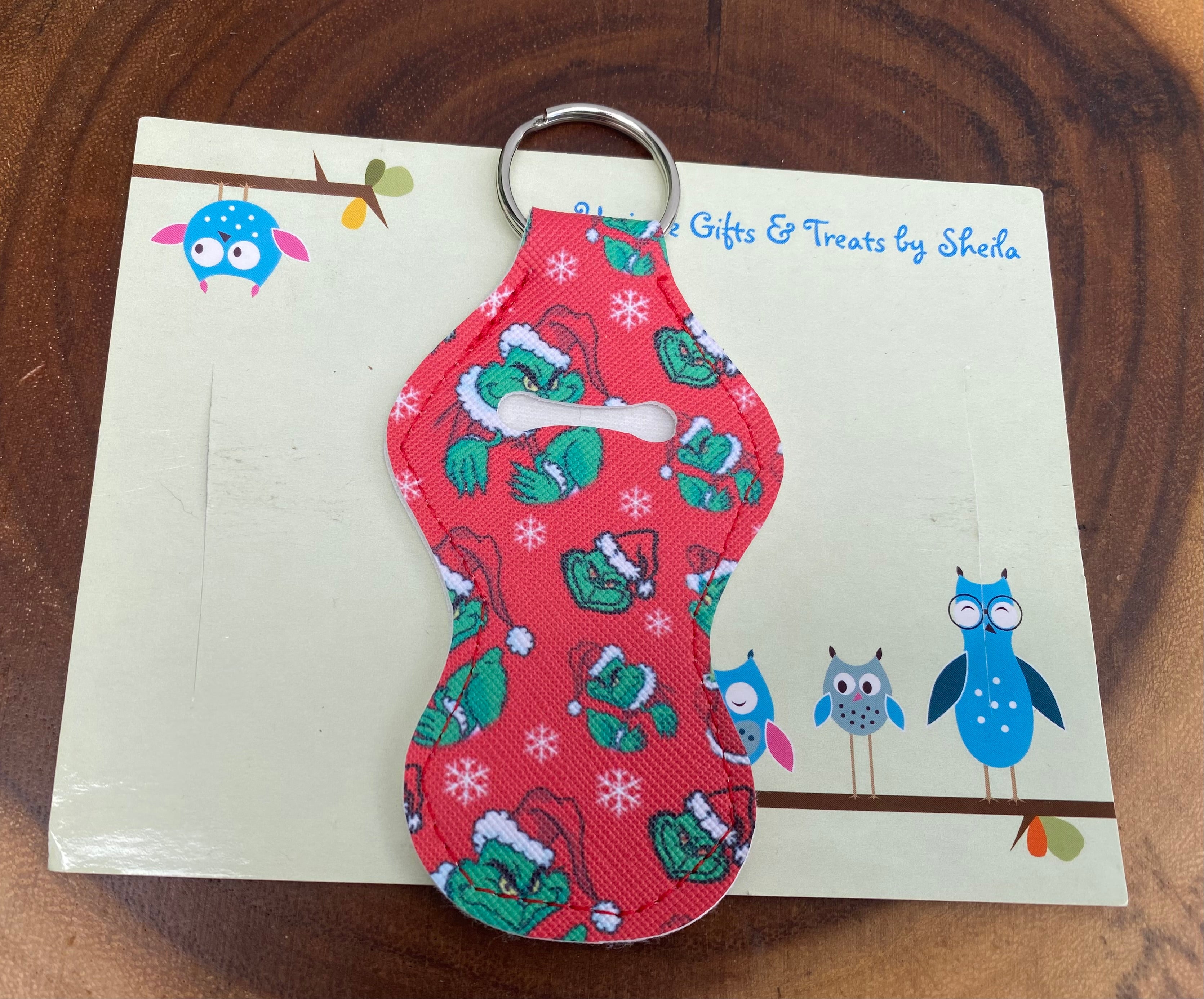 Green Christmas Monster Lip Balm Holder