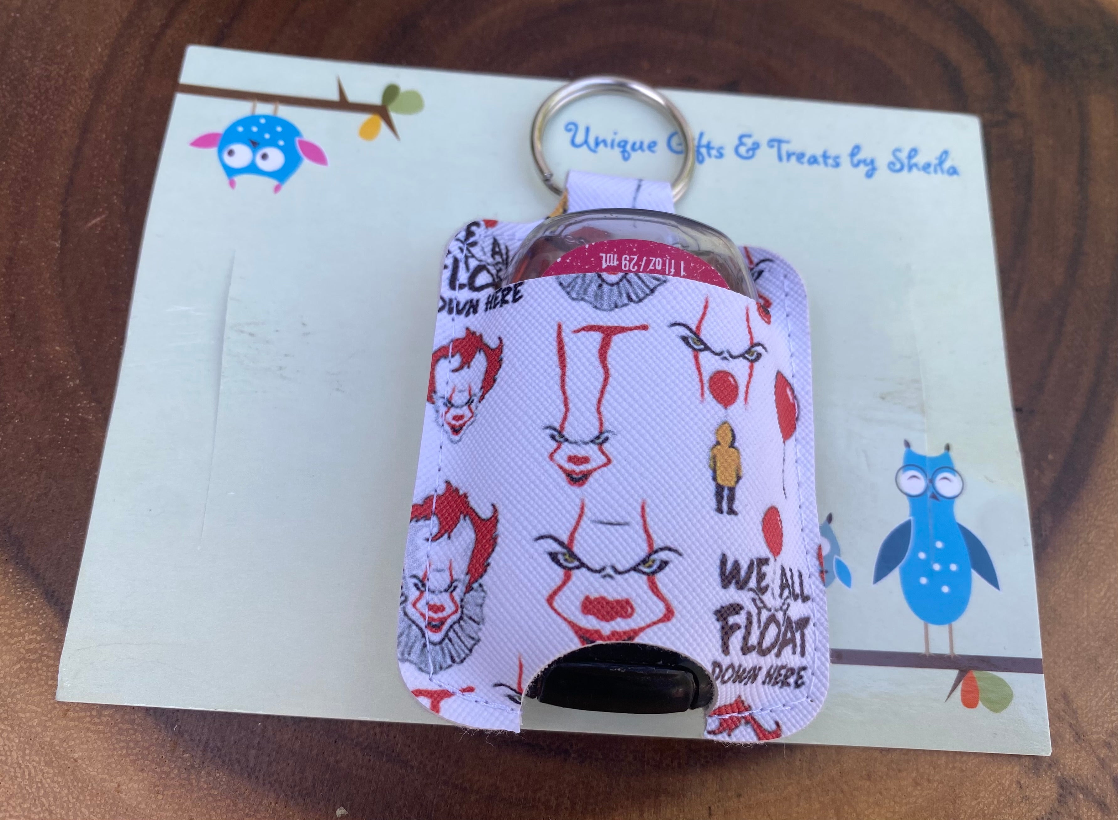 Scary Clown Hand Sanitizer Holder
