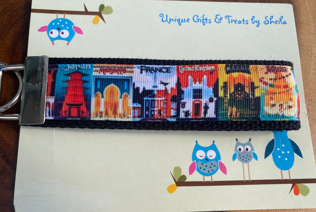 Epcot; World Showcase Keychain; Keyfob