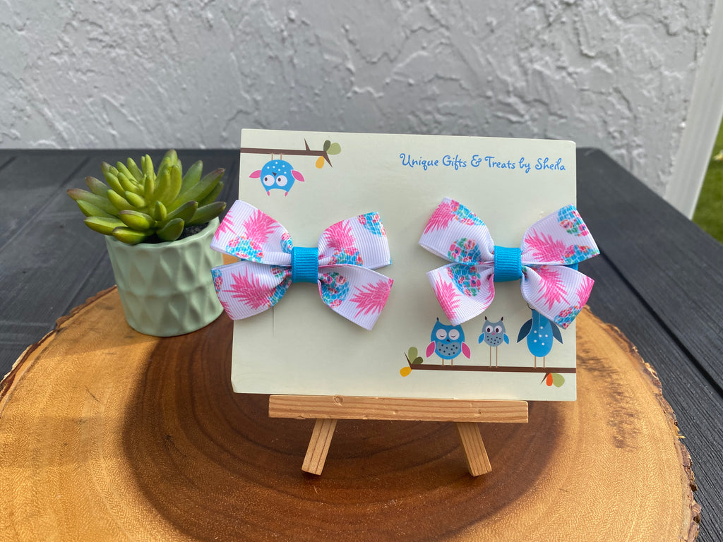 Lilly Pineapple Hairbows