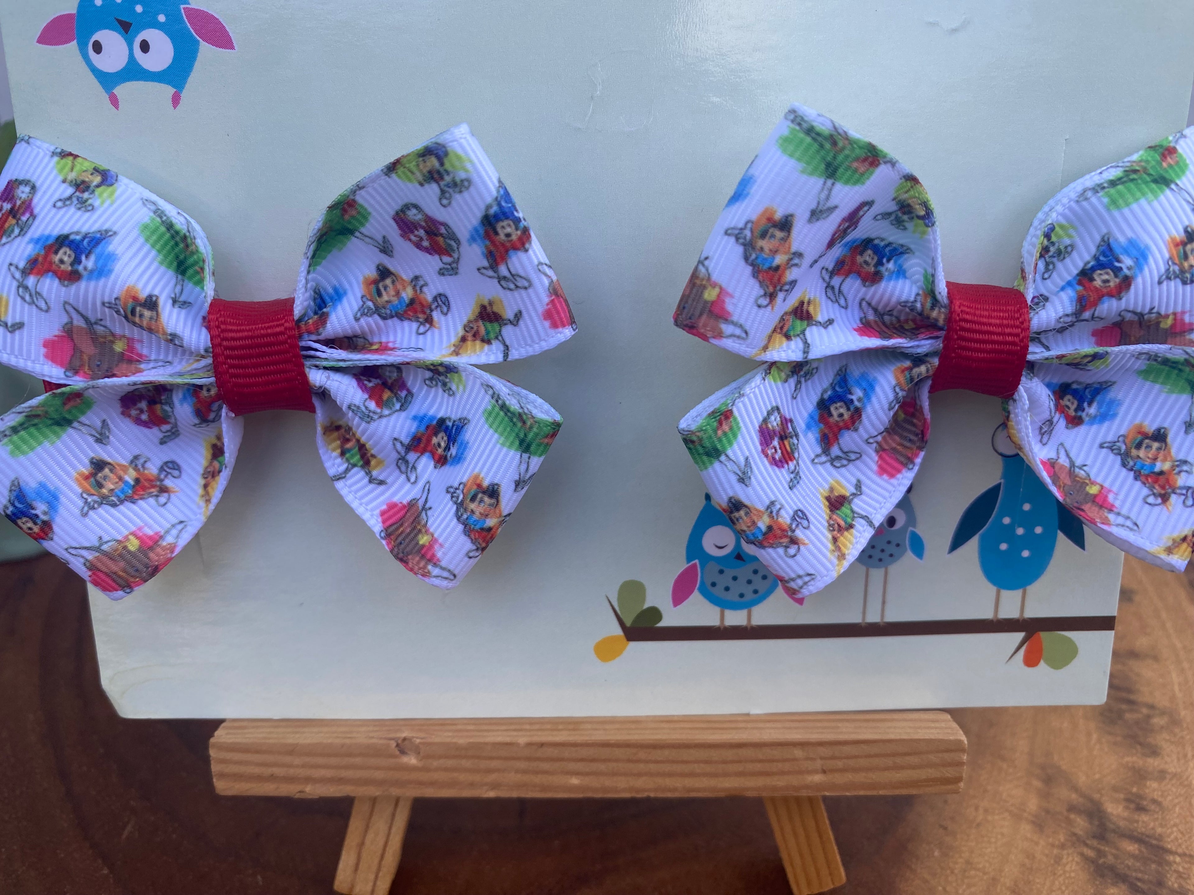 Disney Ink and Paint Hairbows