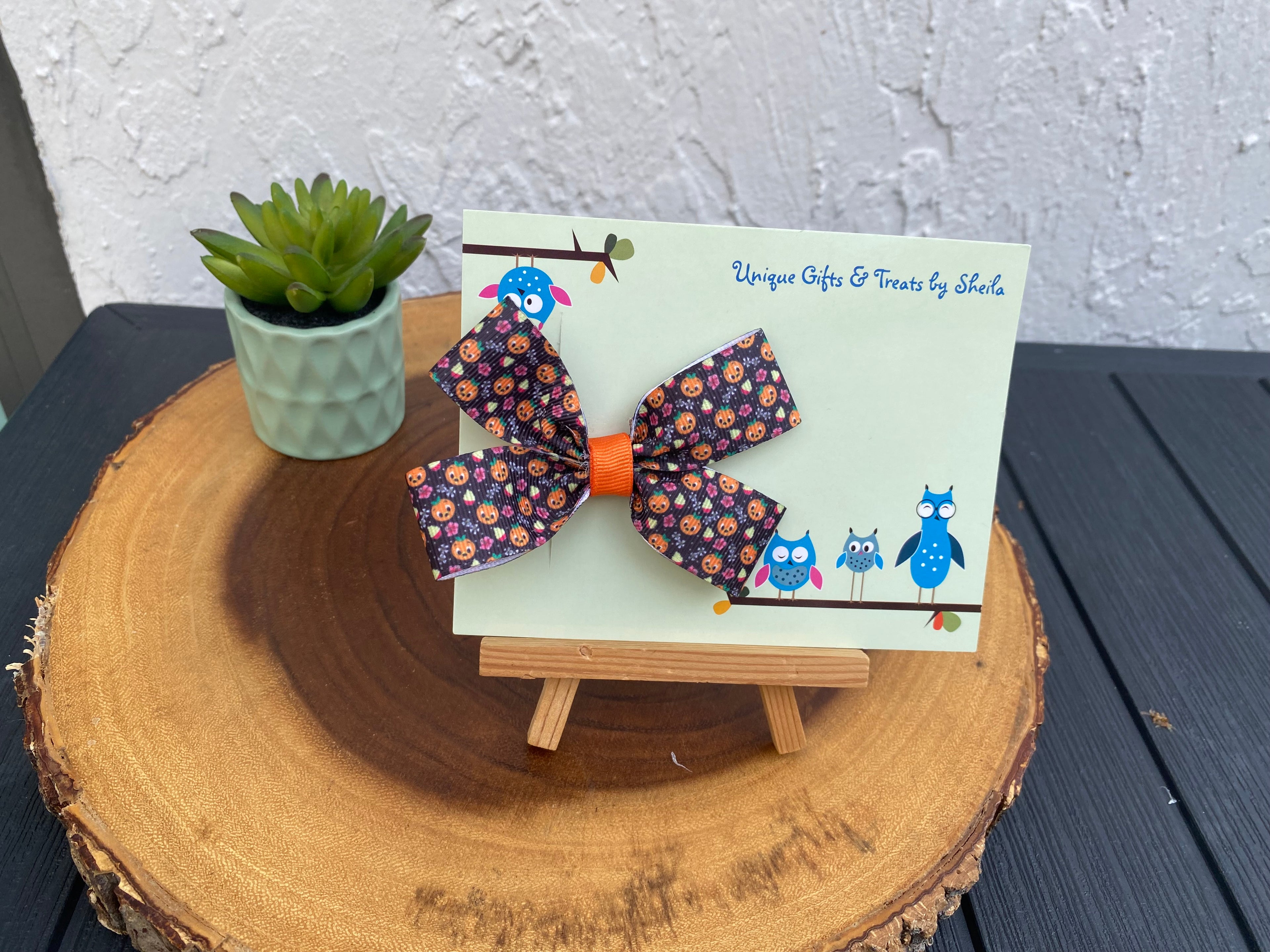 Orange Bird and Dole Whip Hairbow