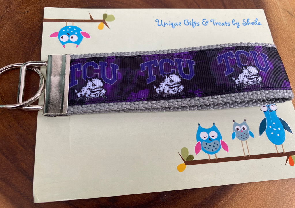 Texas College Keychain; Keyfob