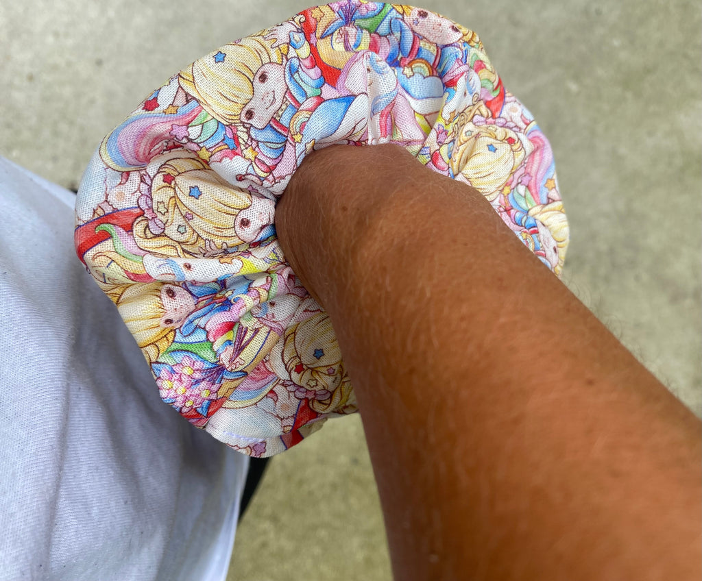 Rainbow Doll Scrunchie