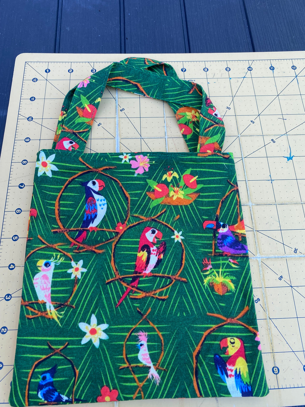 Tiki Room; Parrot Gift Bag; Tote