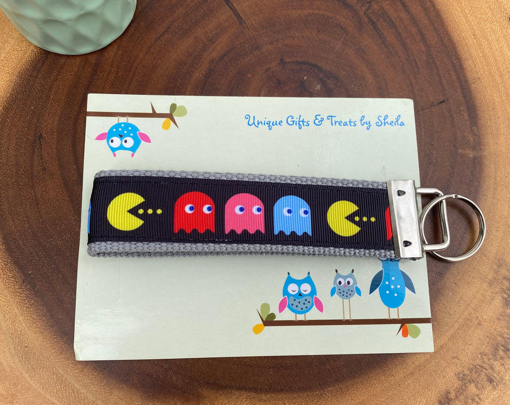 Retro Video Game Keychain; Keyfob