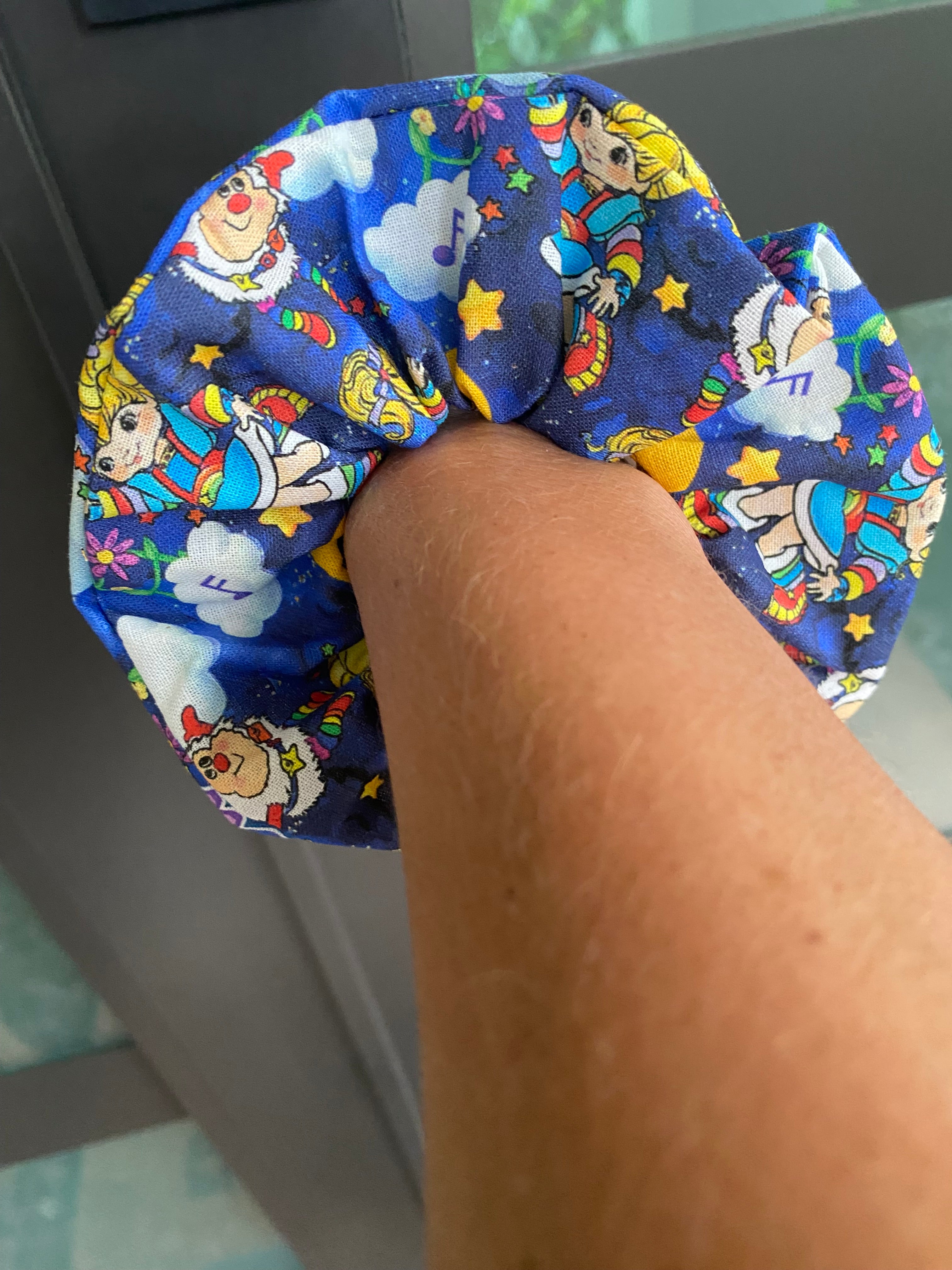 Rainbow Doll Scrunchie