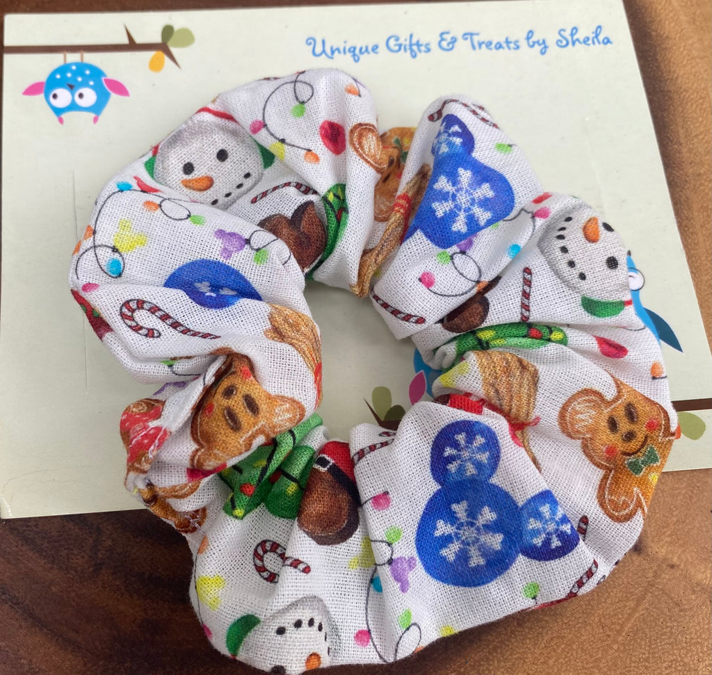 Disney Christmas Snacks Scrunchie