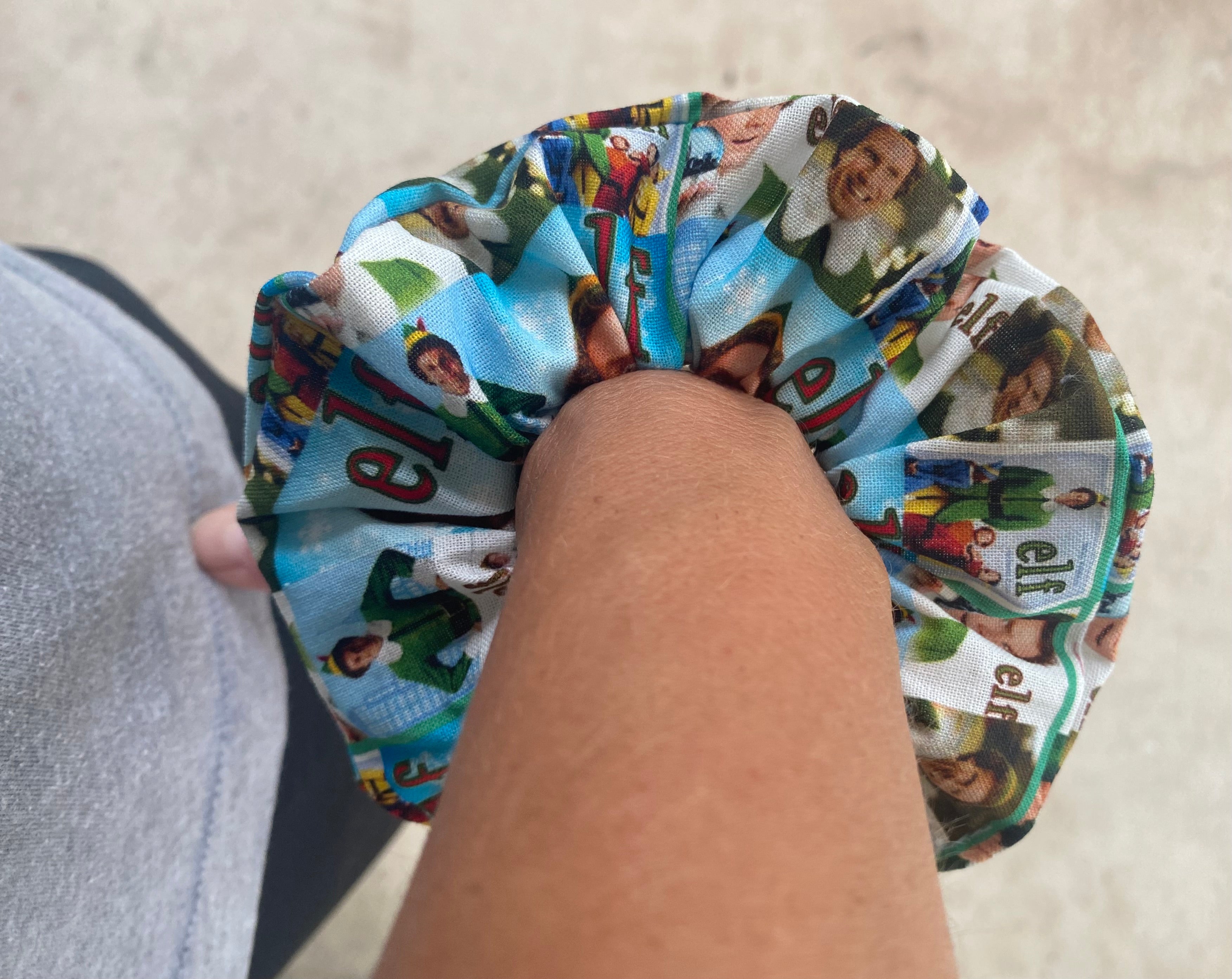 Elf Christmas Scrunchie