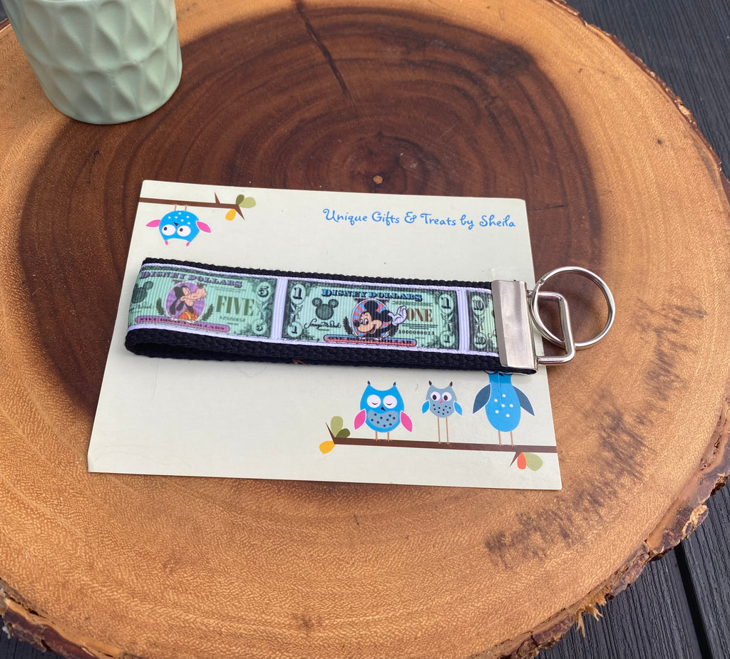 Disney Dollars; Disney Currency Keychain; Keyfob
