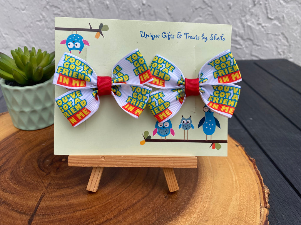 Toy Story Hairbows; You’ve Got A Friend In Me Hairbows