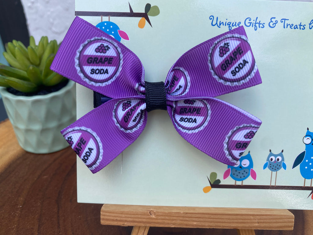 Disney Up; Grape Soda Bottle Cap Hairbow