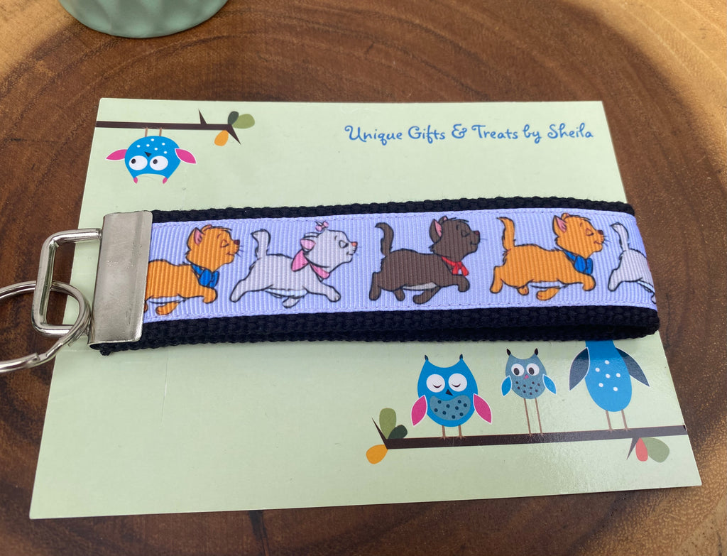 Disney Cats Keychain; Keyfob