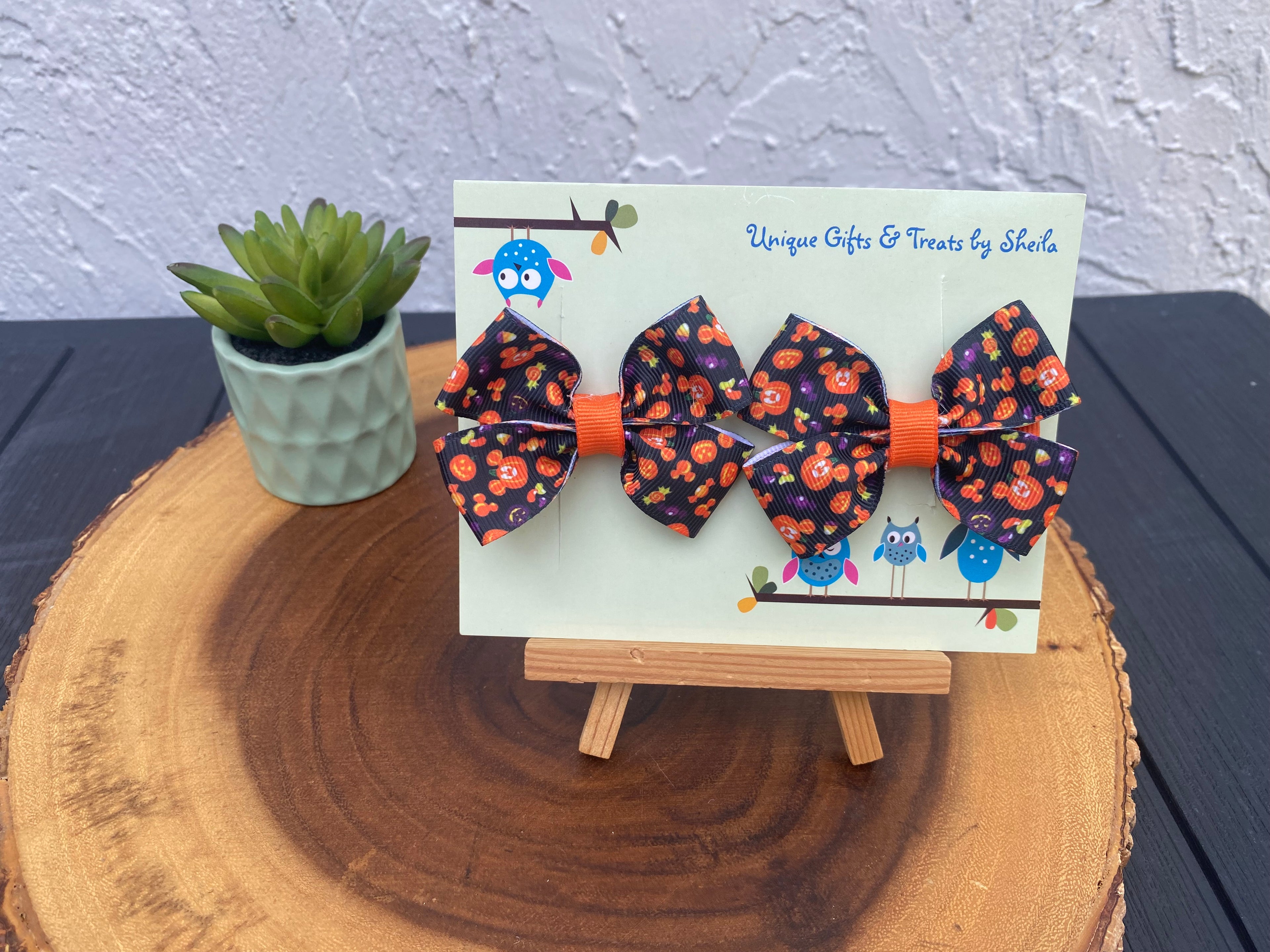Disney Halloween Pumpkins Hairbows