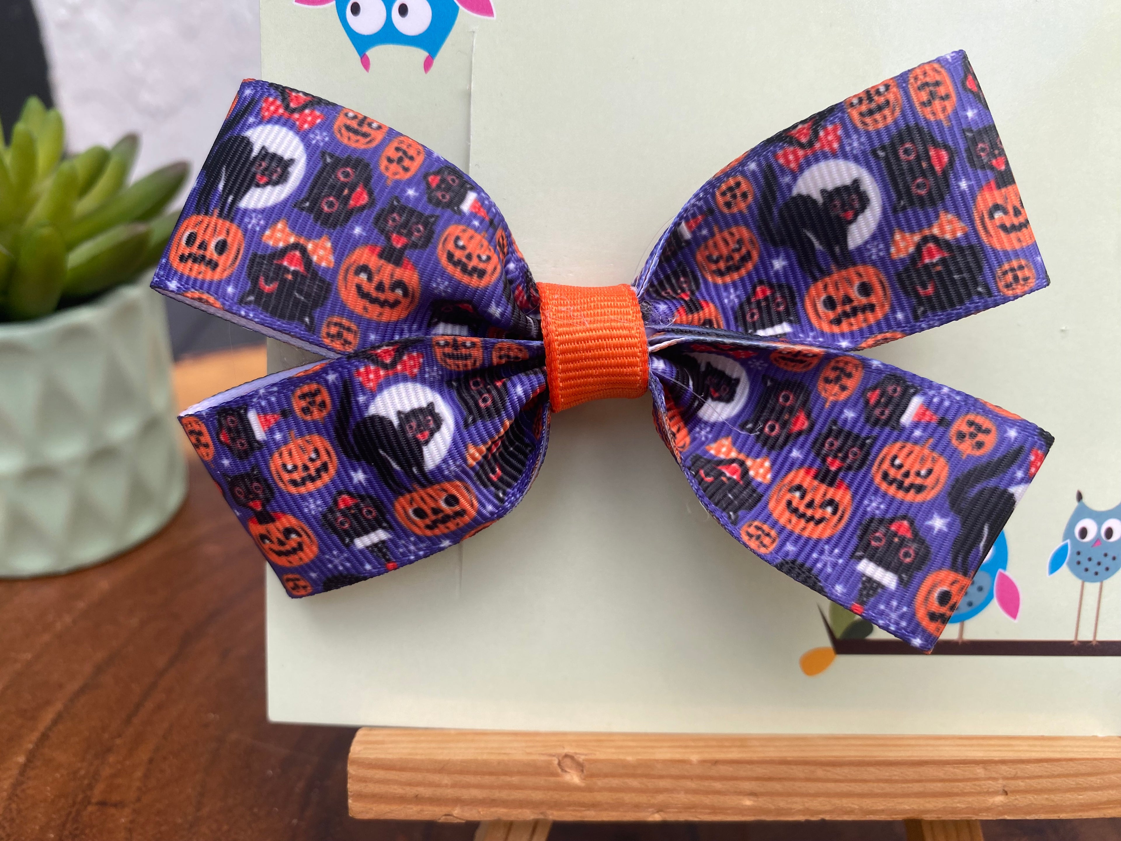 Retro Halloween Hairbow