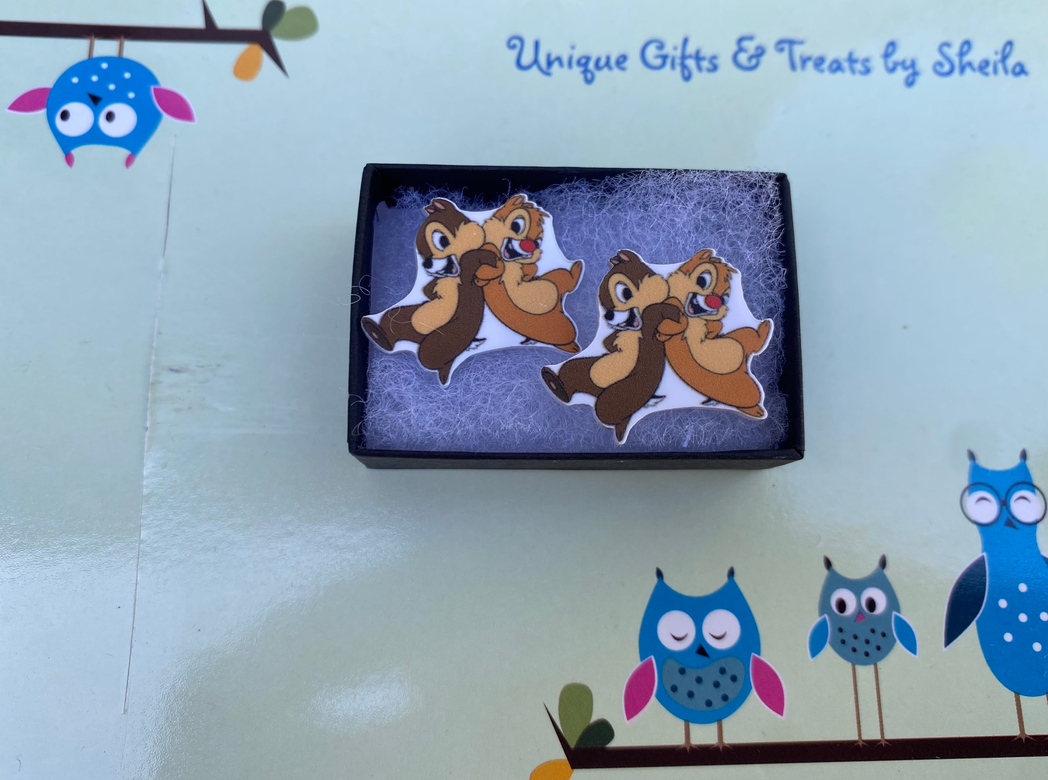 Chip and Dale Earrings