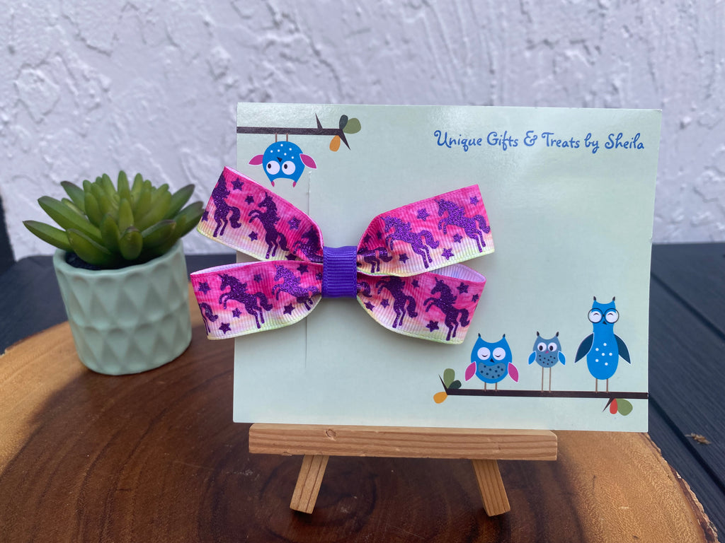 Unicorn Hairbow