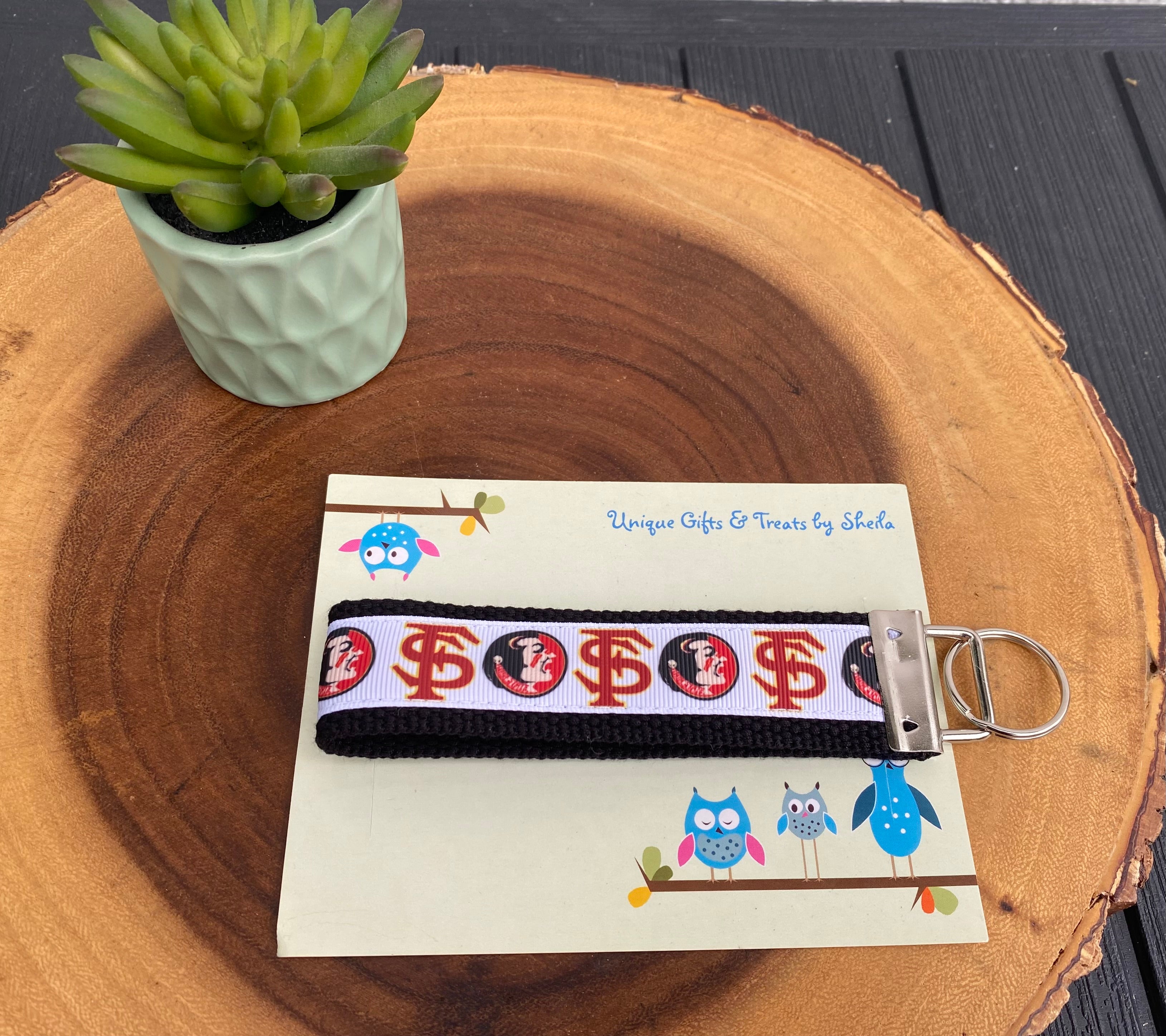 Florida College Keychain; Keyfob