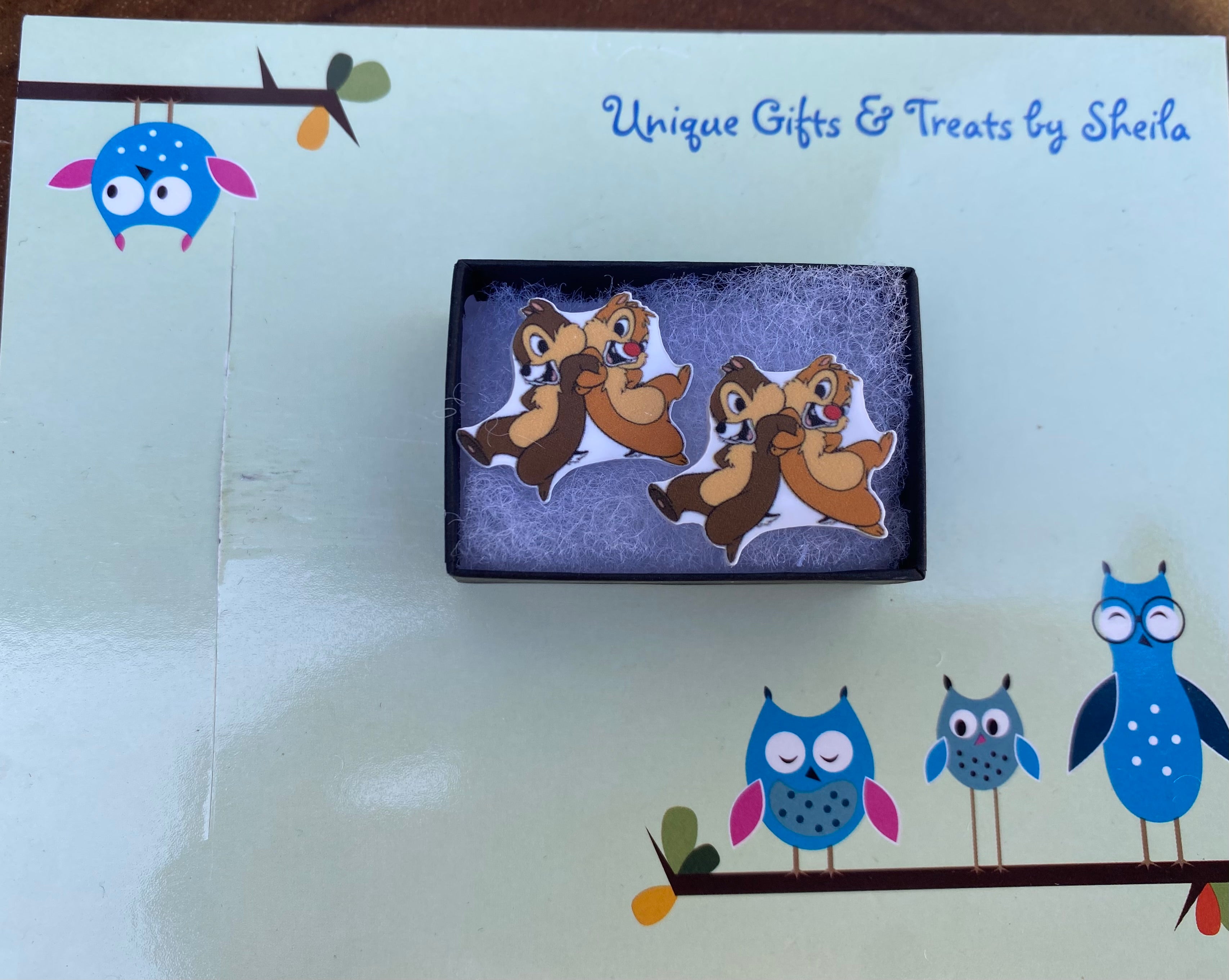 Chip and Dale Earrings