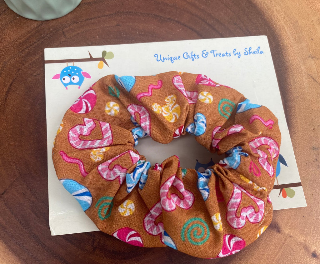 Disney Christmas Candy Scrunchie