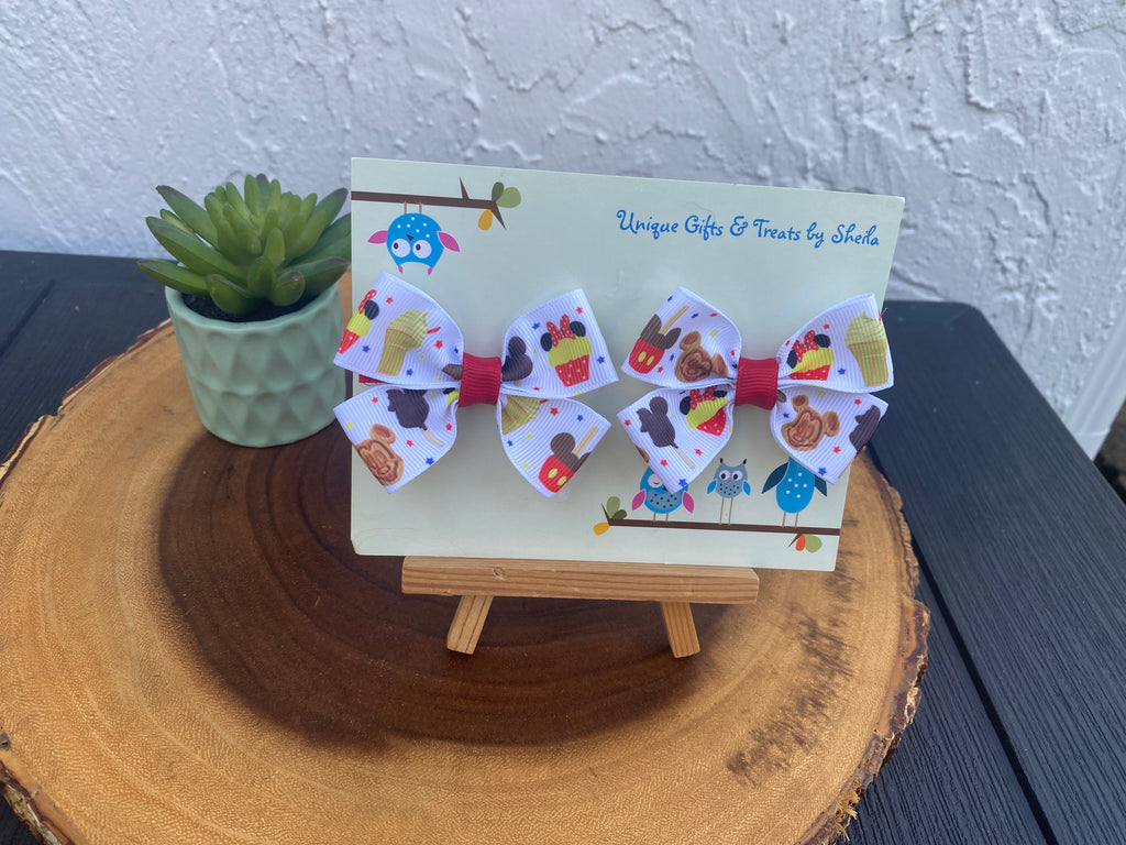 Disney Snacks Hairbows