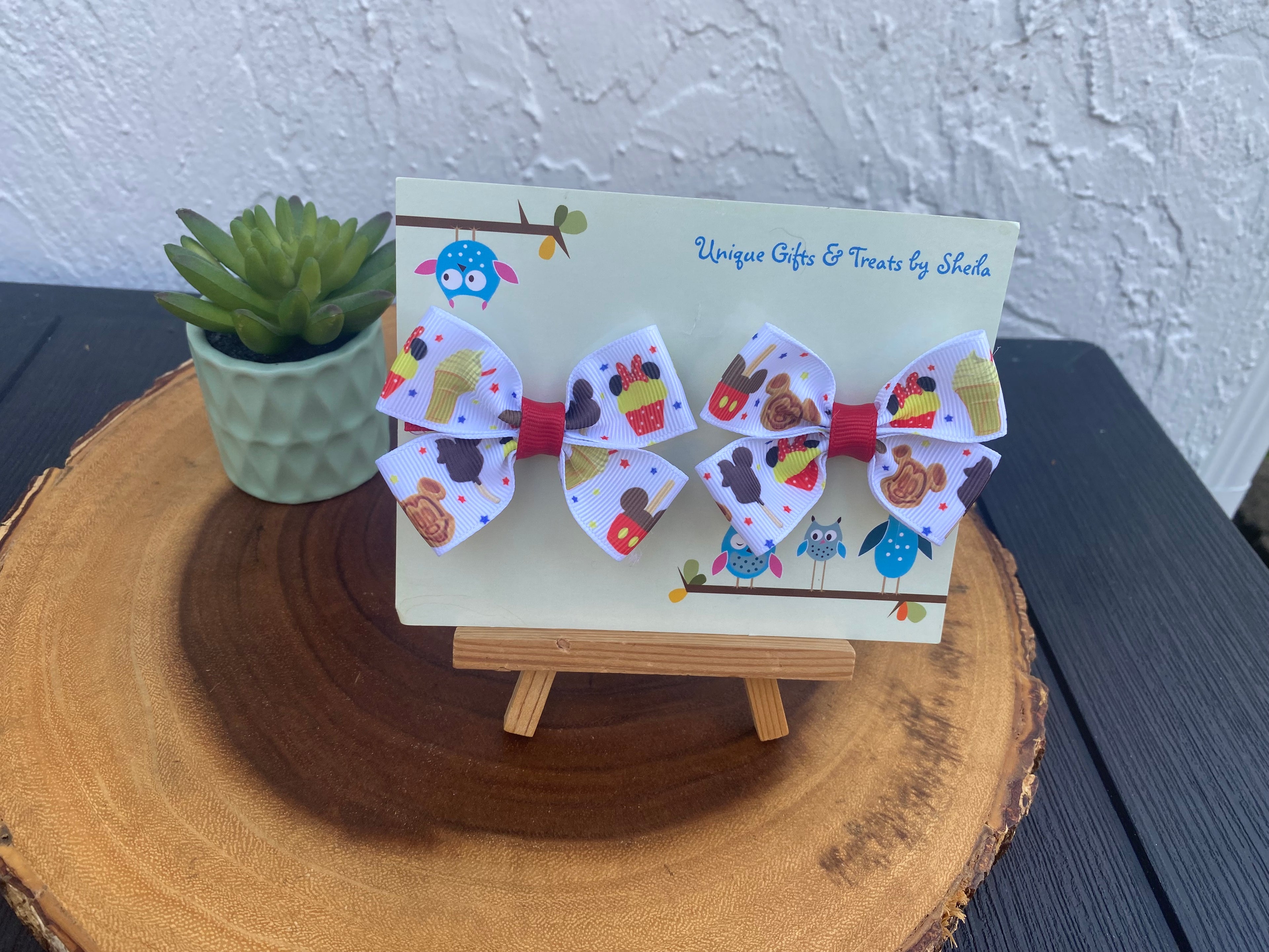Disney Snacks Hairbows