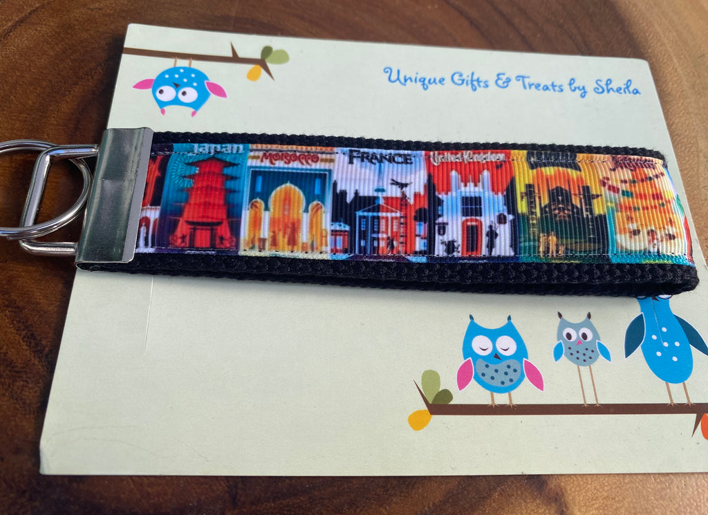 Epcot; World Showcase Keychain; Keyfob