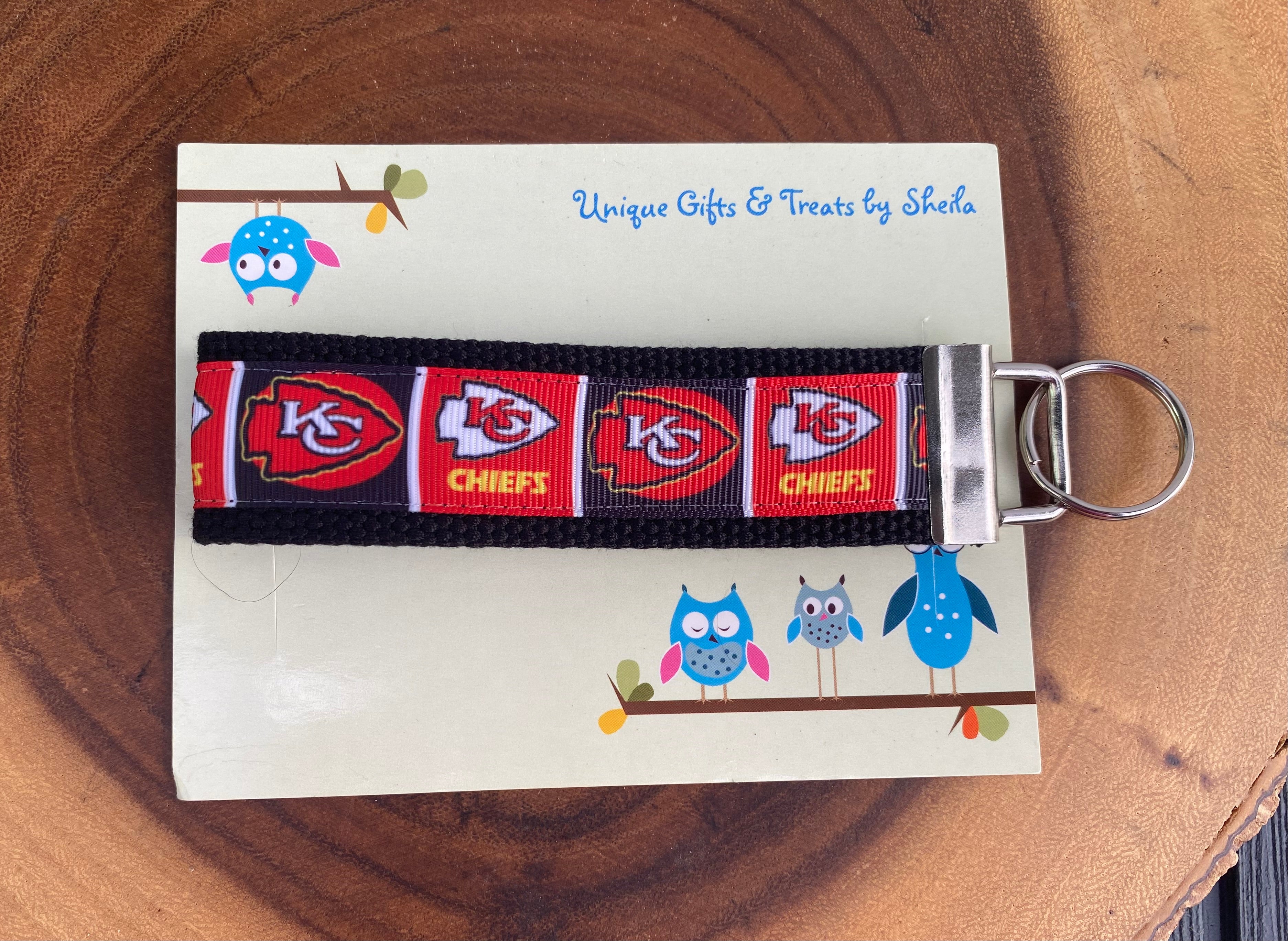 Football Keychain; Keyfob