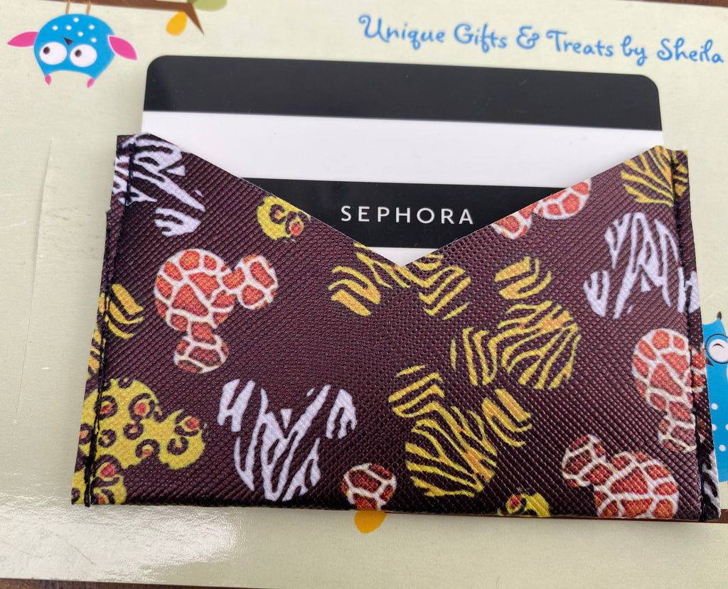 Safari Mickey Mouse Gift Card Holder