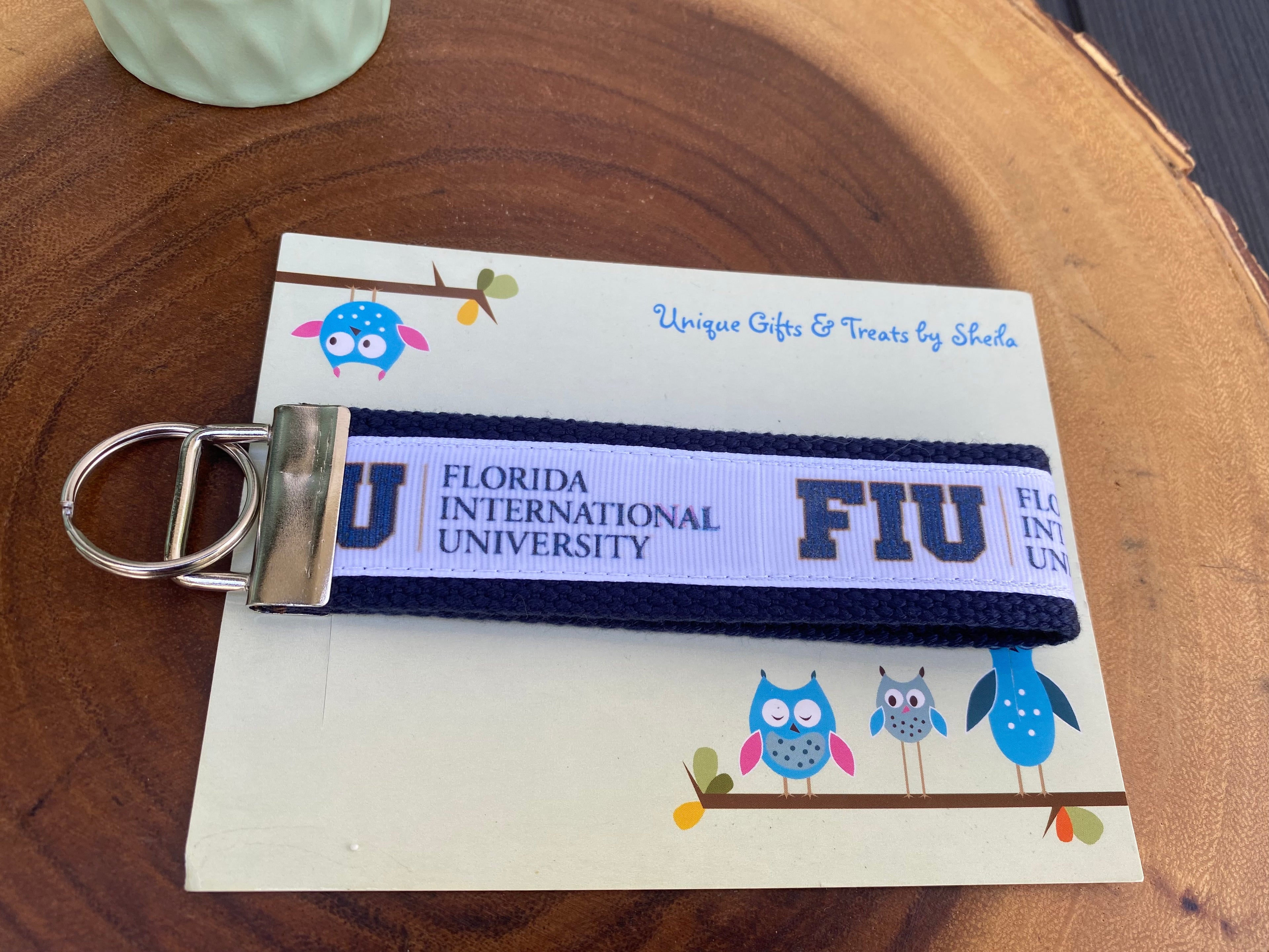 Florida College Keychain; Keyfob
