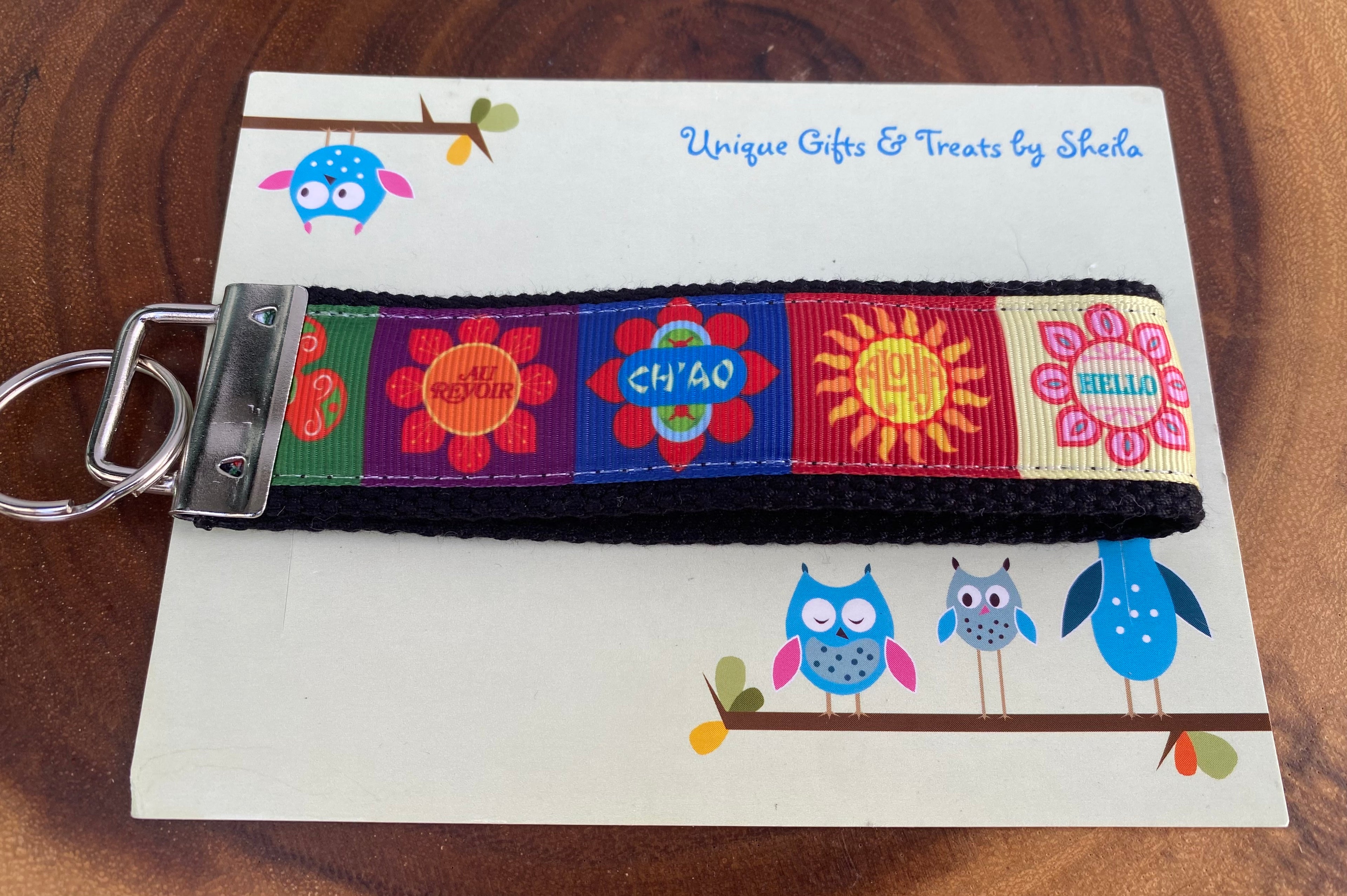 Small World; Greetings Keychain; Keyfob