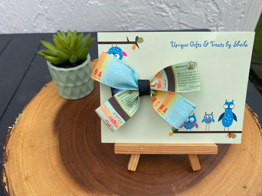 Disneyland Vintage Ticket Hairbow