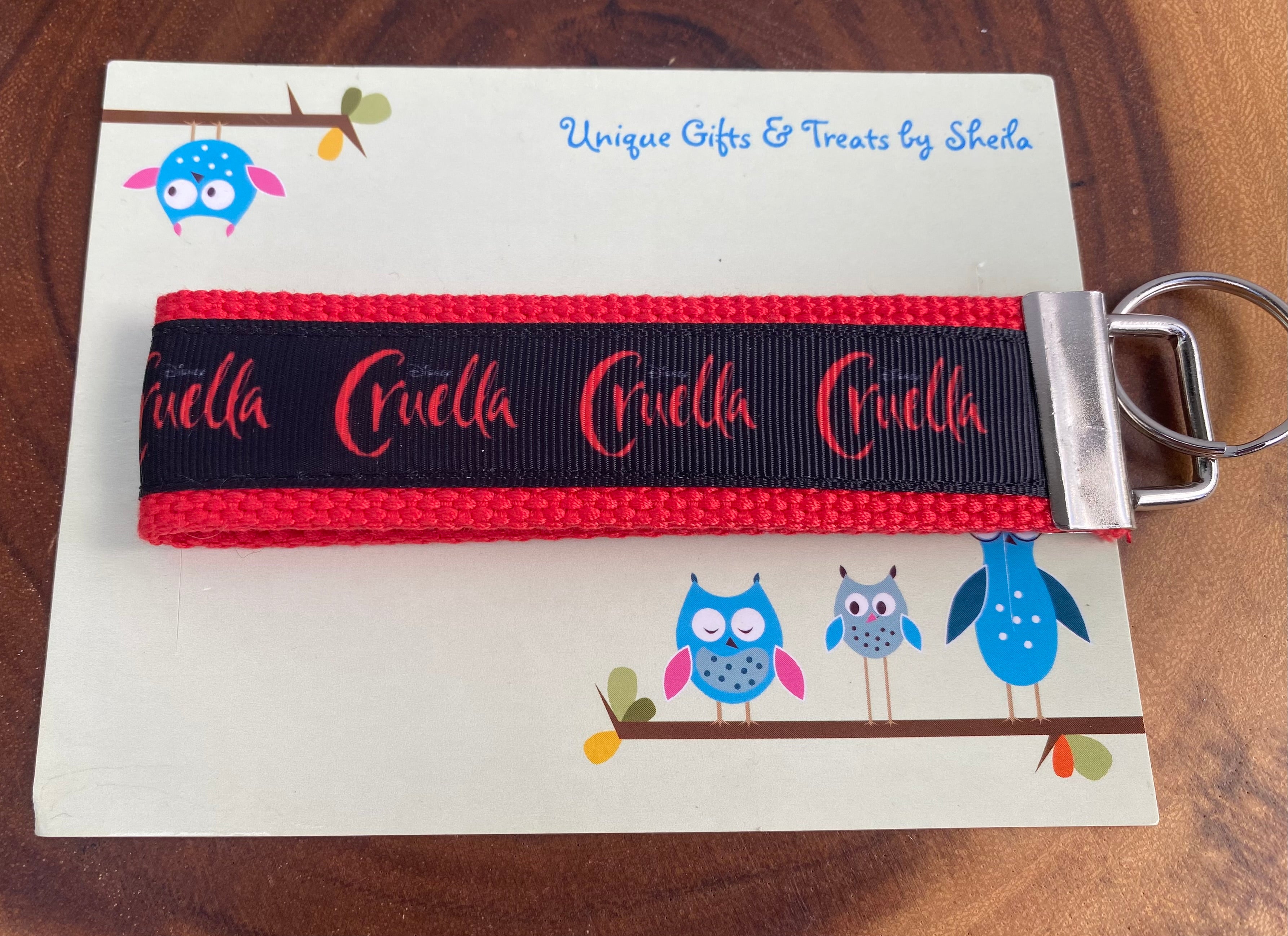 Cruella Keychain; Keyfob