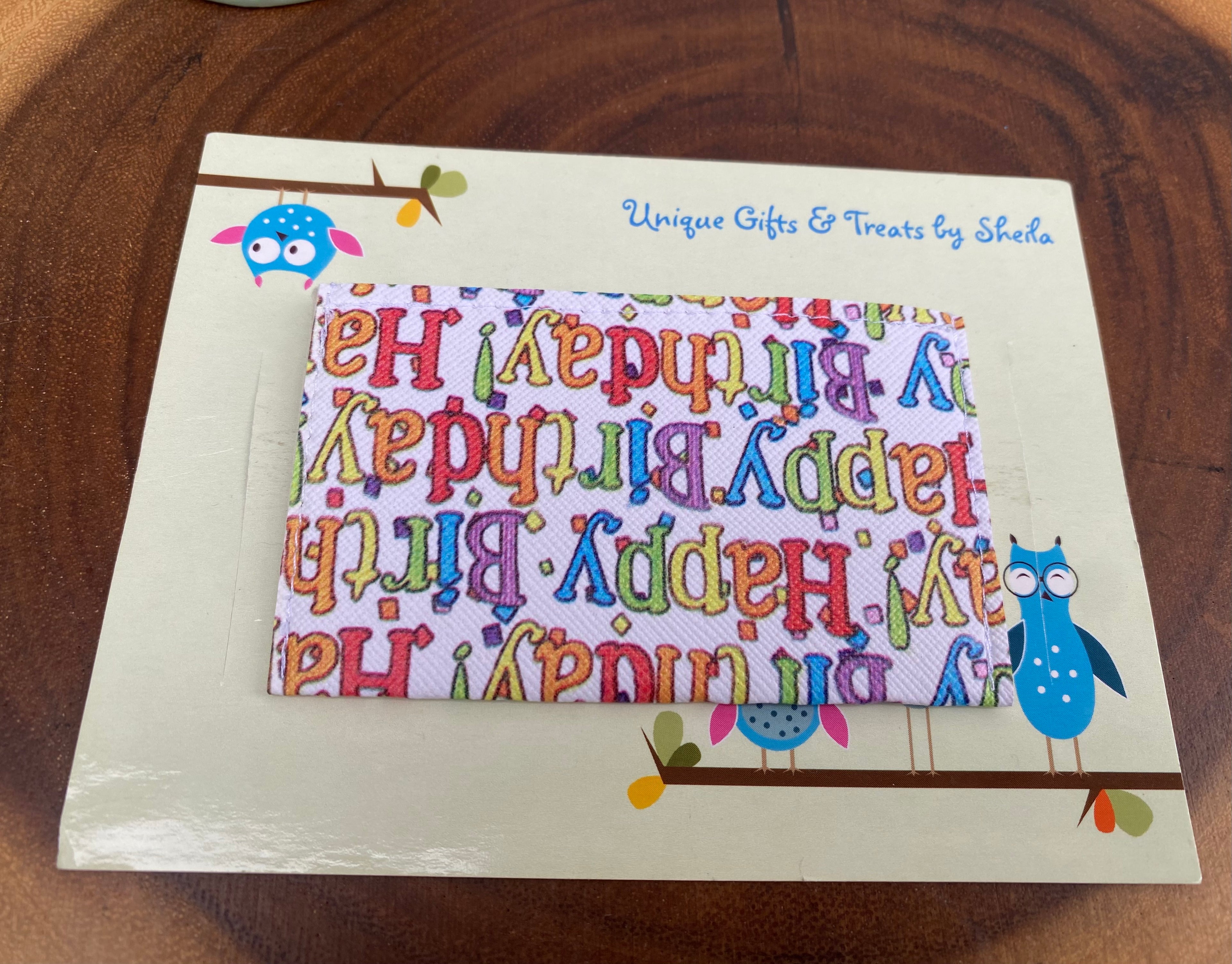 Happy Birthday Gift Card Holder