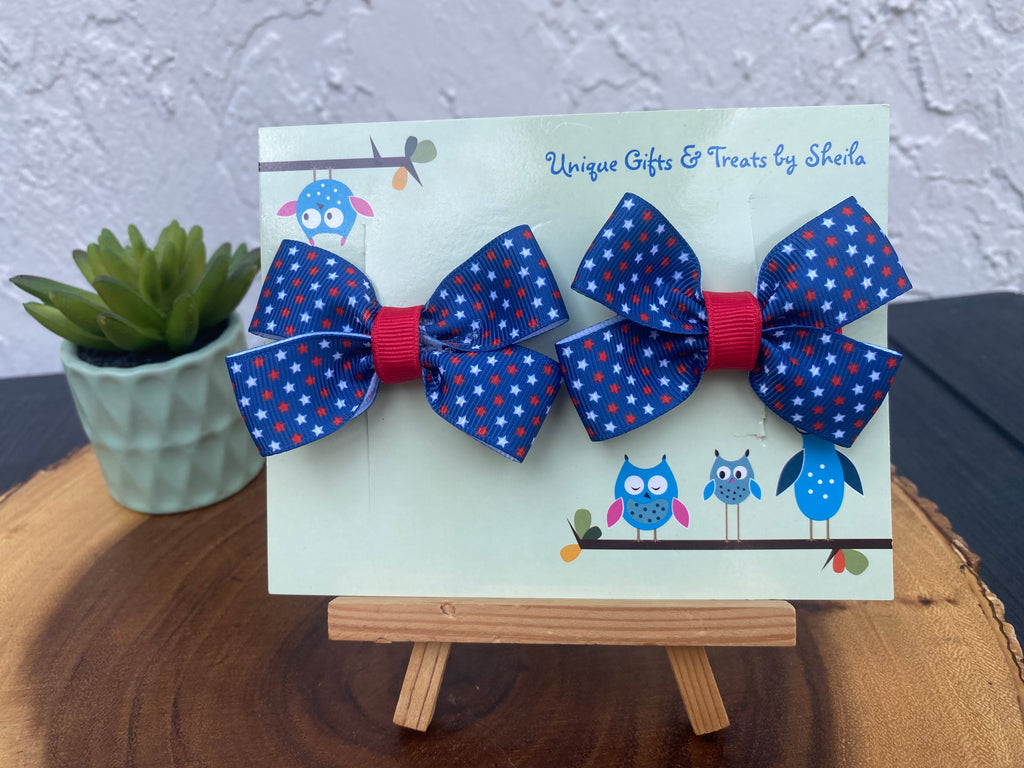 Fourth of July; Patriotic Hairbows