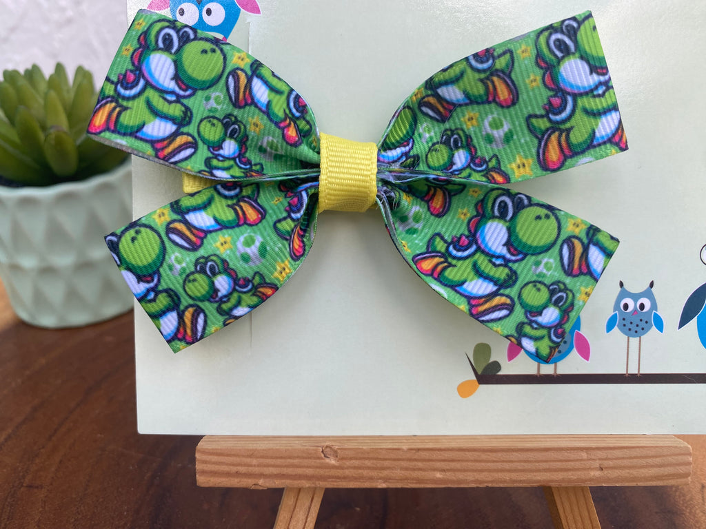 Video Game Dinosaur Hairbow