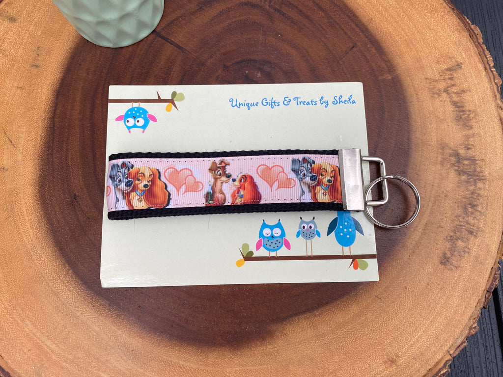 Lady and the Tramp Keychain; Keyfob