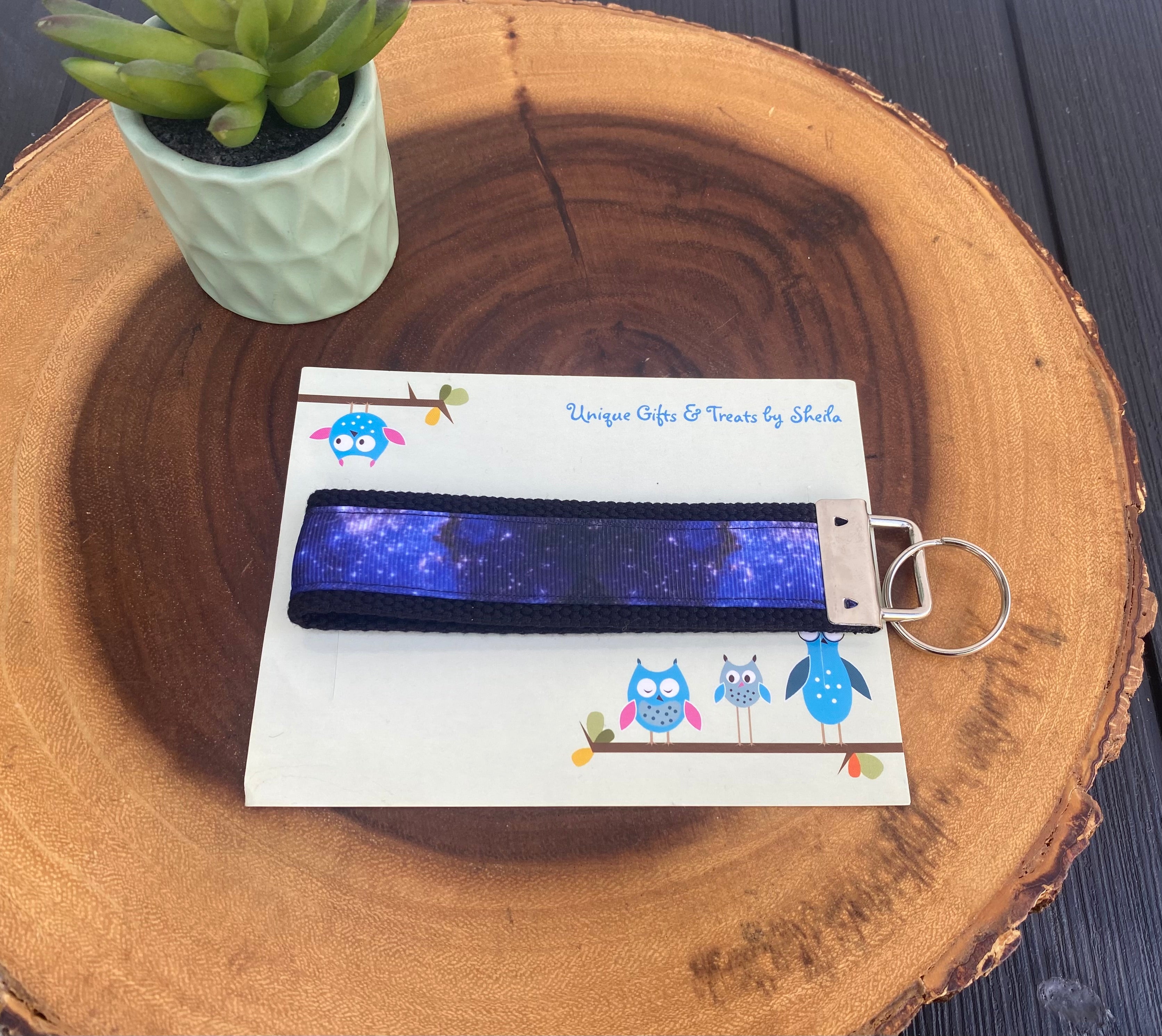 Galaxy; Space Keychain; Keyfob
