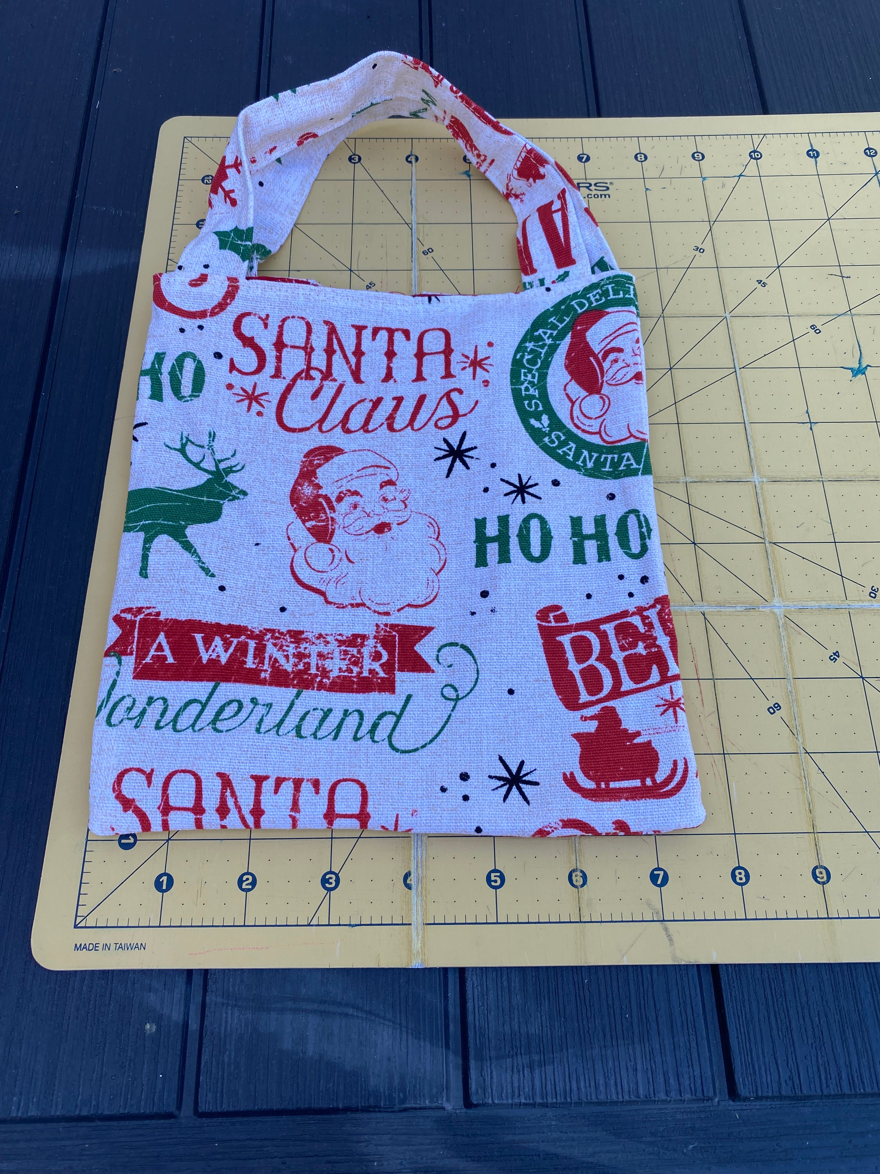 Christmas Gift Bag; Tote