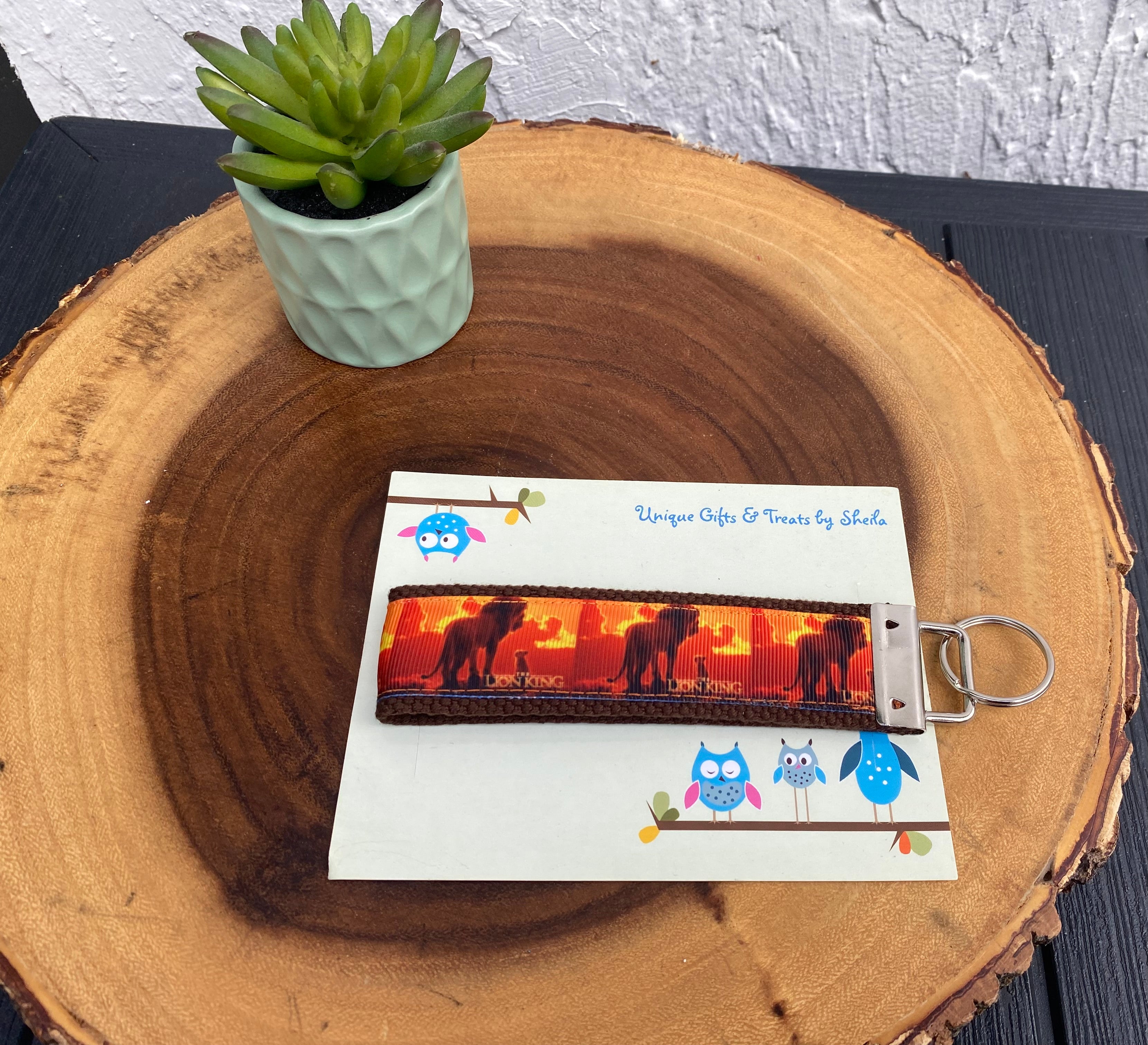 Lion King; Simba and Mufasa Keychain; Keyfob