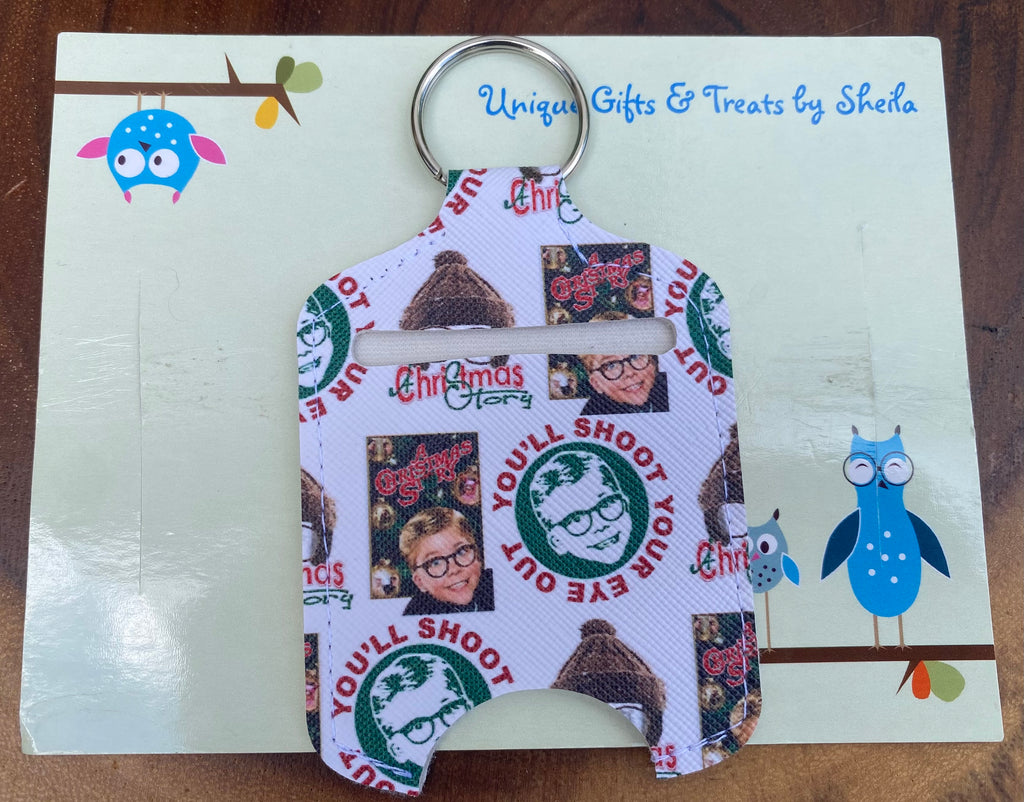 Classic Christmas Movie Hand Sanitizer Holder