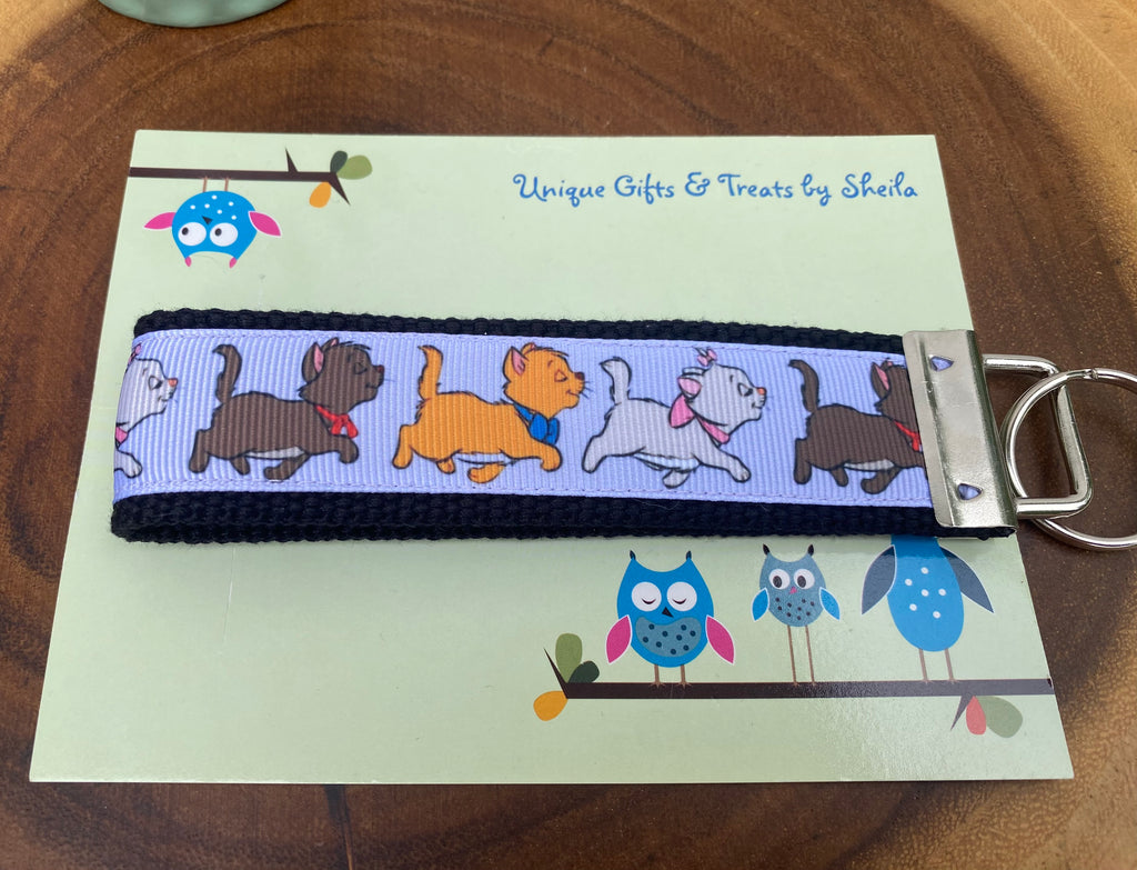 Disney Cats Keychain; Keyfob