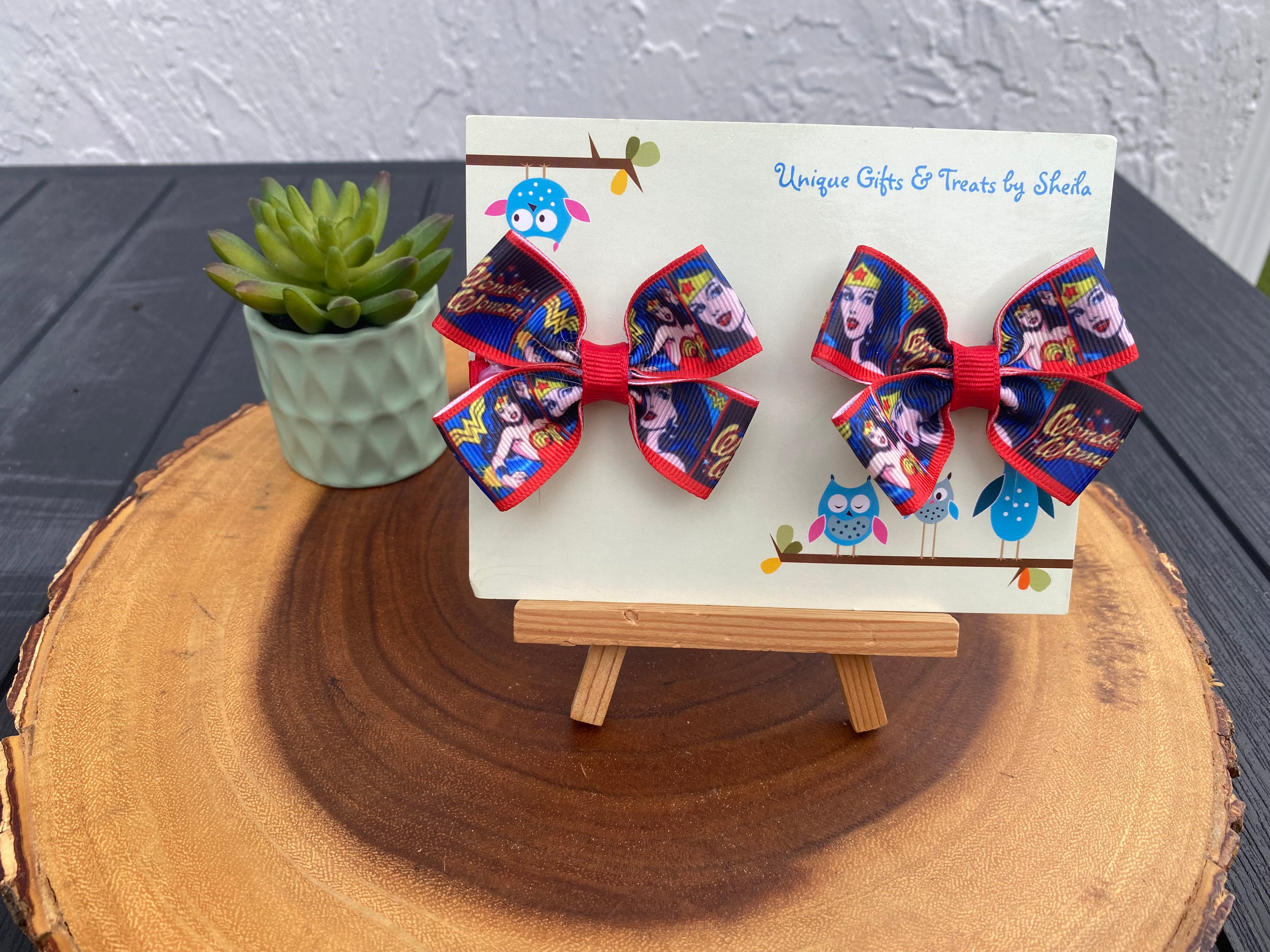 Wonder Woman Hairbows