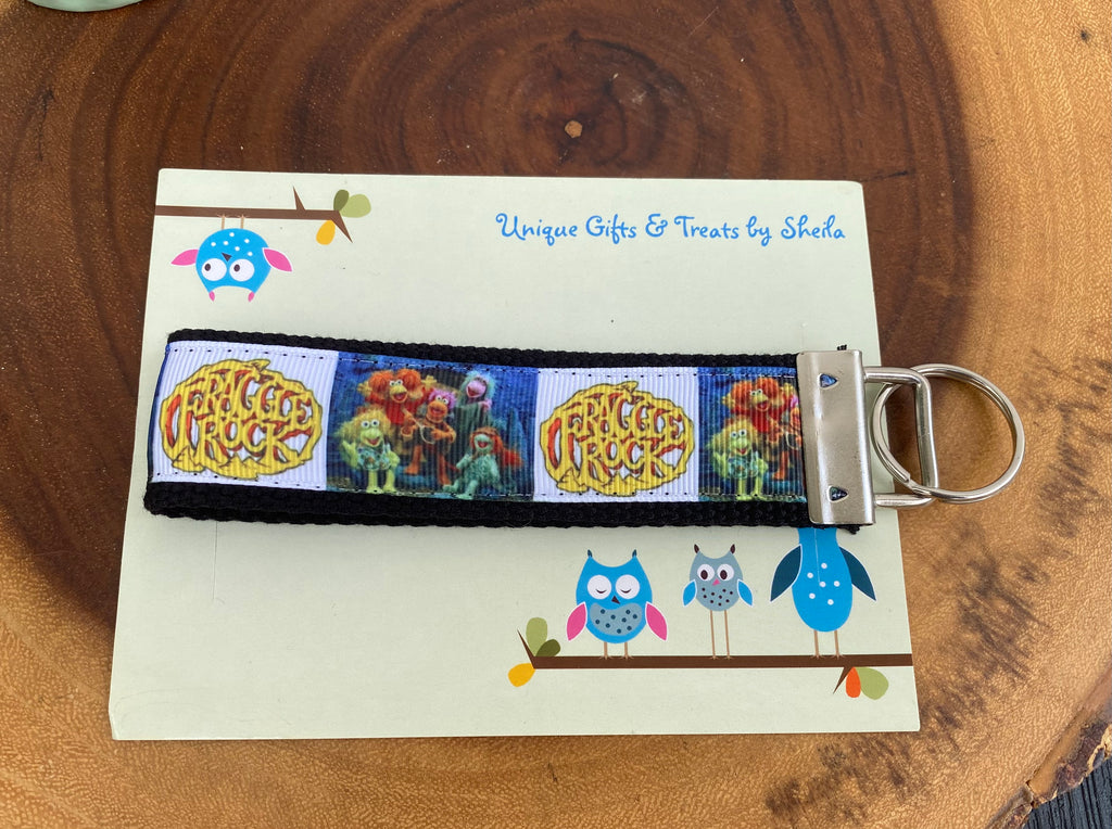 Puppet Rock Keychain; Keyfob
