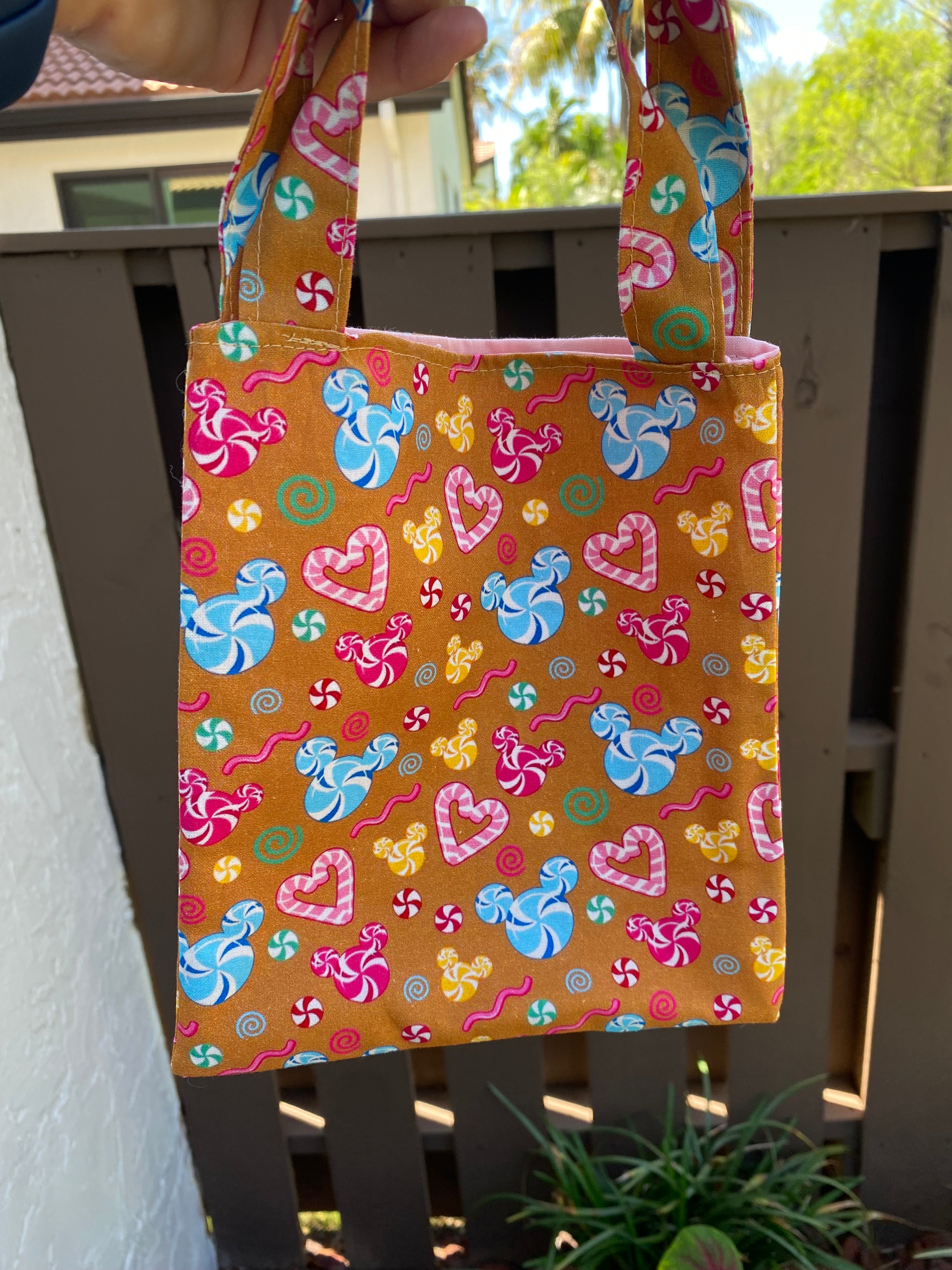 Disney Mickey Christmas Gift Bag; Tote