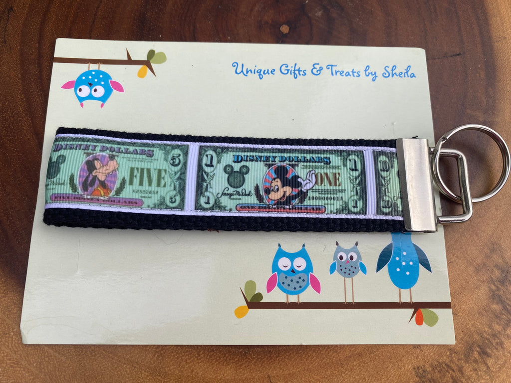 Disney Dollars; Disney Currency Keychain; Keyfob