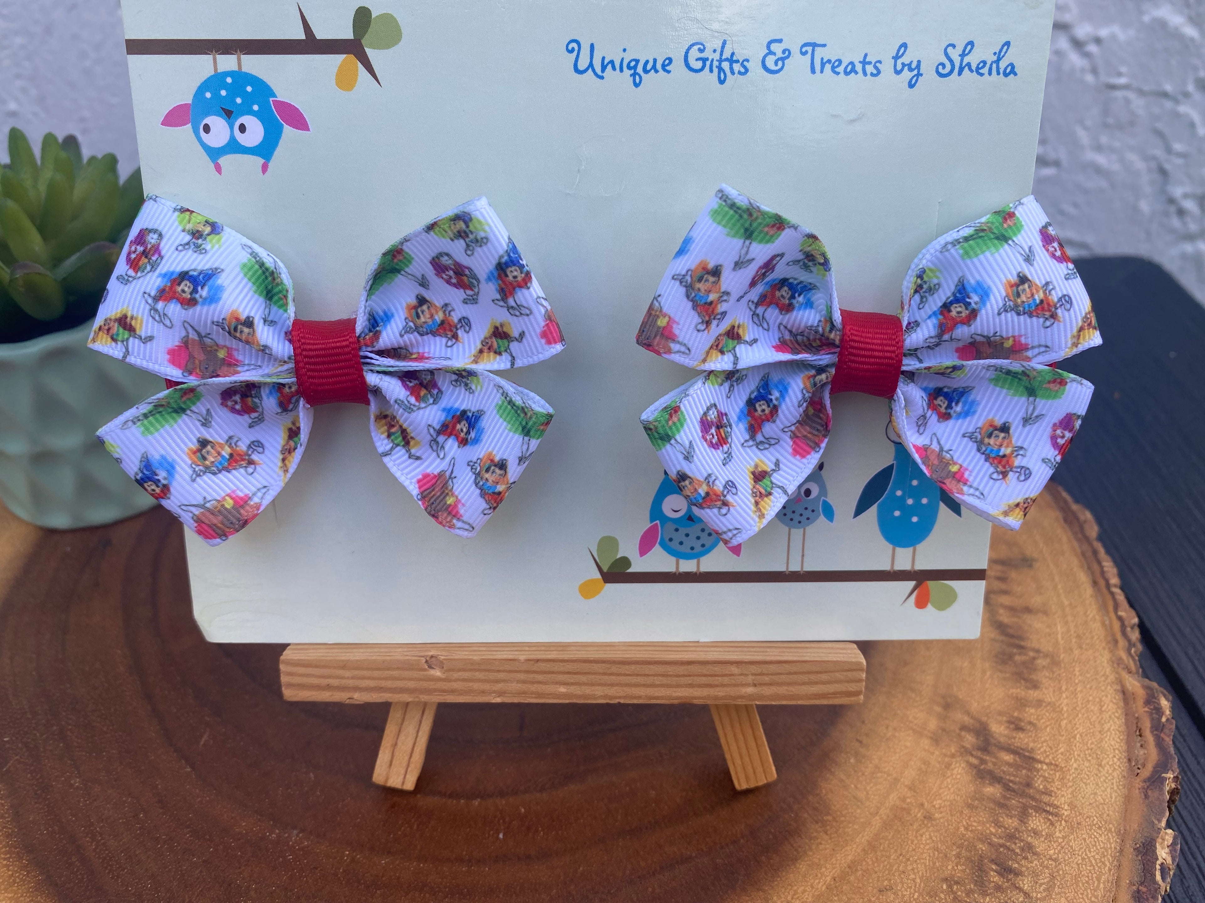 Disney Ink and Paint Hairbows
